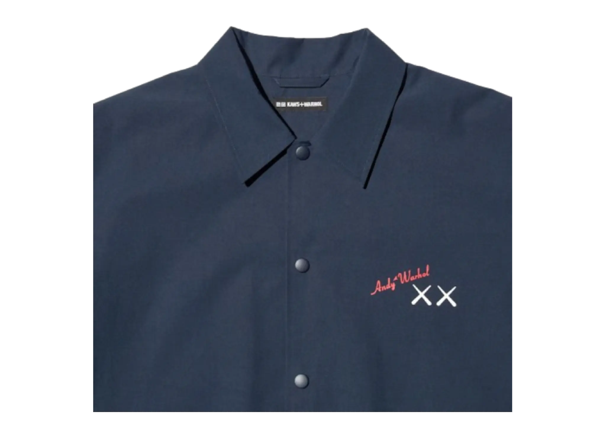 Uniqlo X Kaws X Warhol Coach Jacket Navy - photo 3