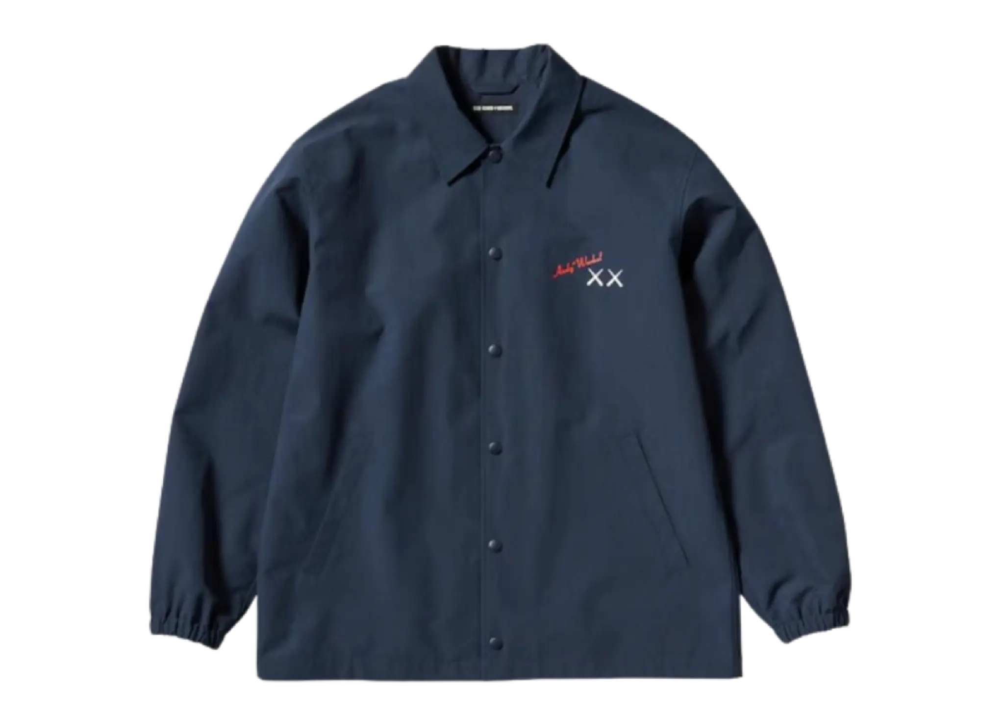Uniqlo X Kaws X Warhol Coach Jacket Navy