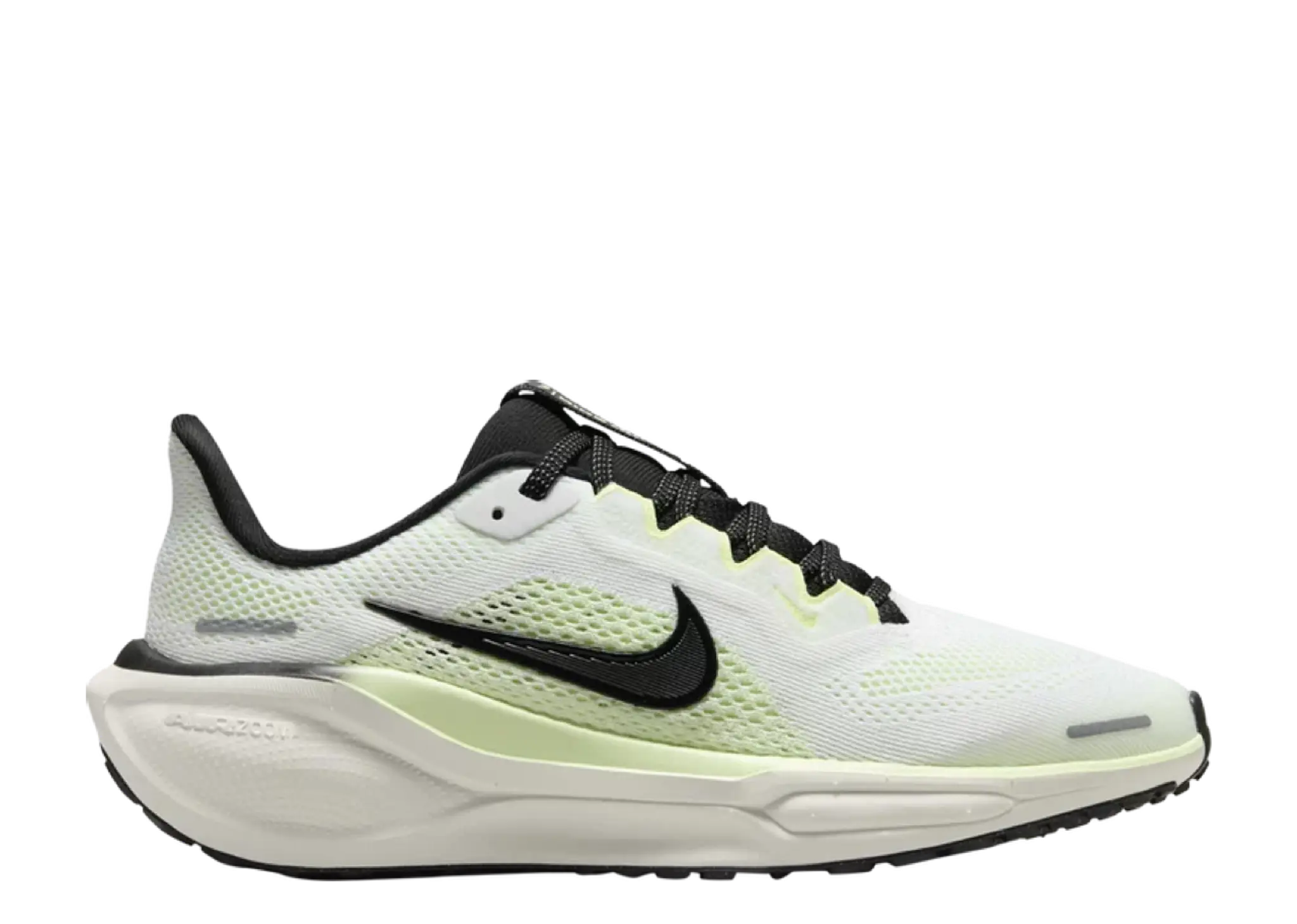 Nike Air Zoom Pegasus 41 White Barely Volt Vintage Green Black (Grade School)
