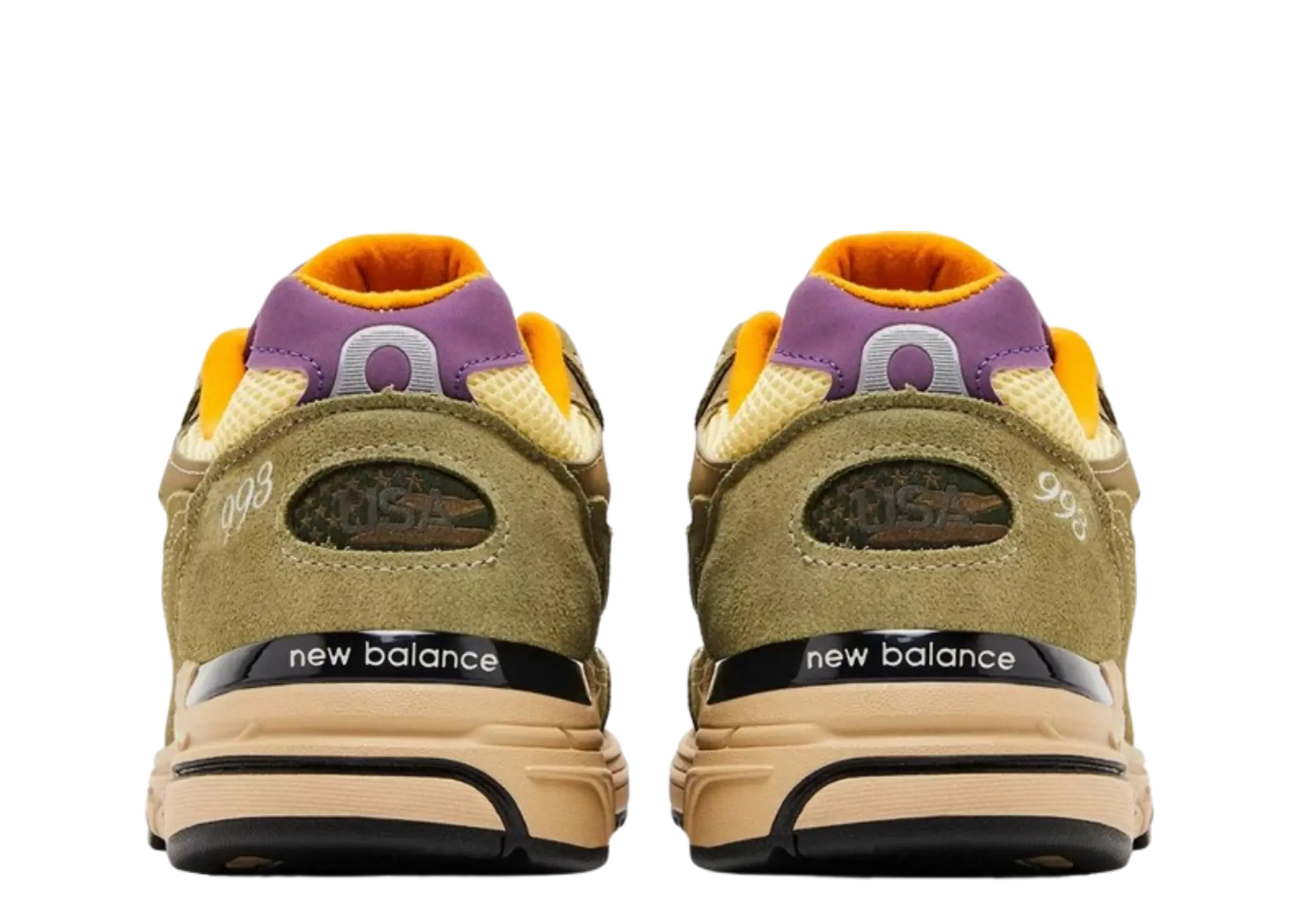 New Balance 993 MiUSA Teddy Santis Olive Leaf Maize - photo 3
