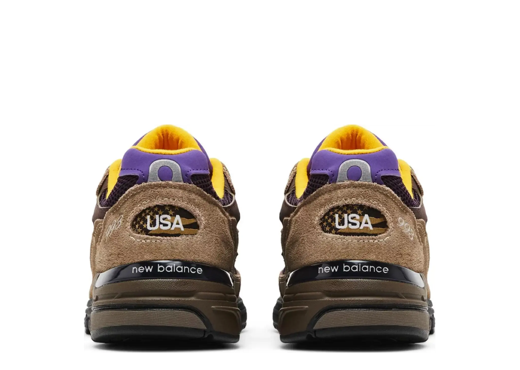 New Balance 993 MiUSA Mushroom Midnight Violet - photo 3