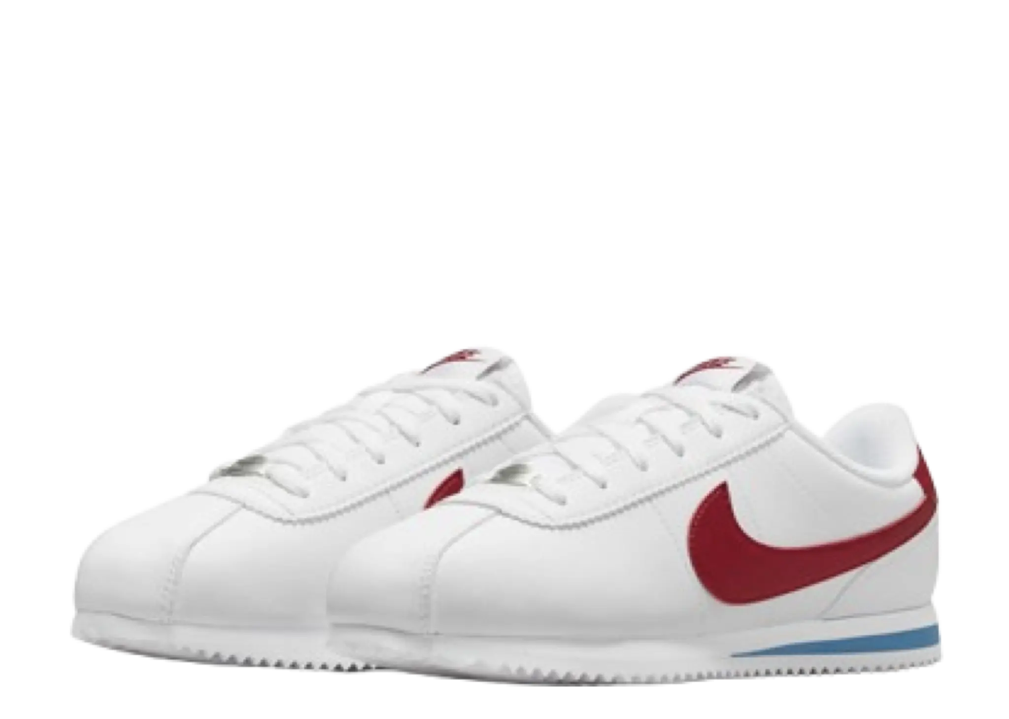 Nike Cortez White Red Varsity Blue (Grade School) - photo 2