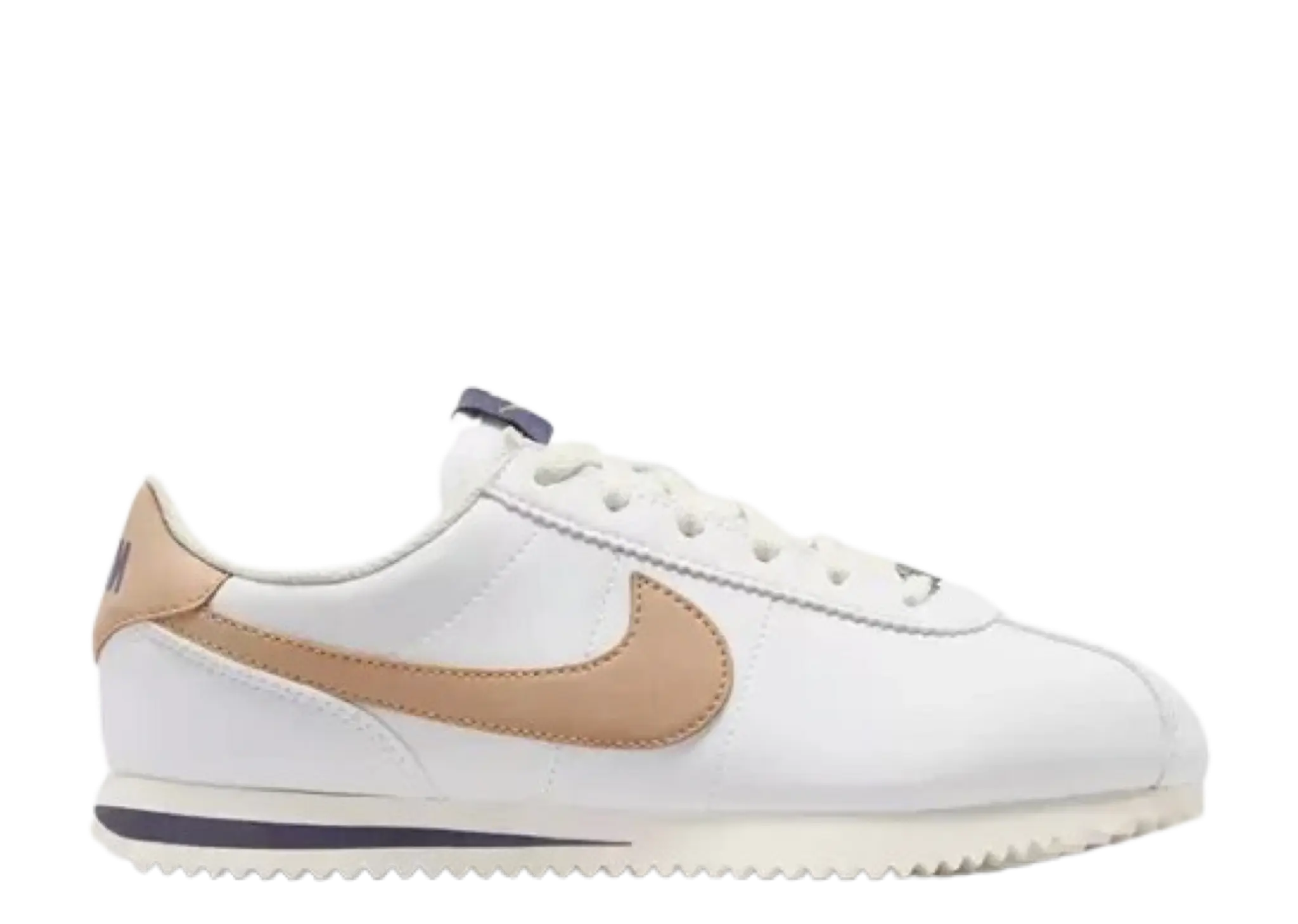 Nike Cortez White Dark Raisin (Grade School)