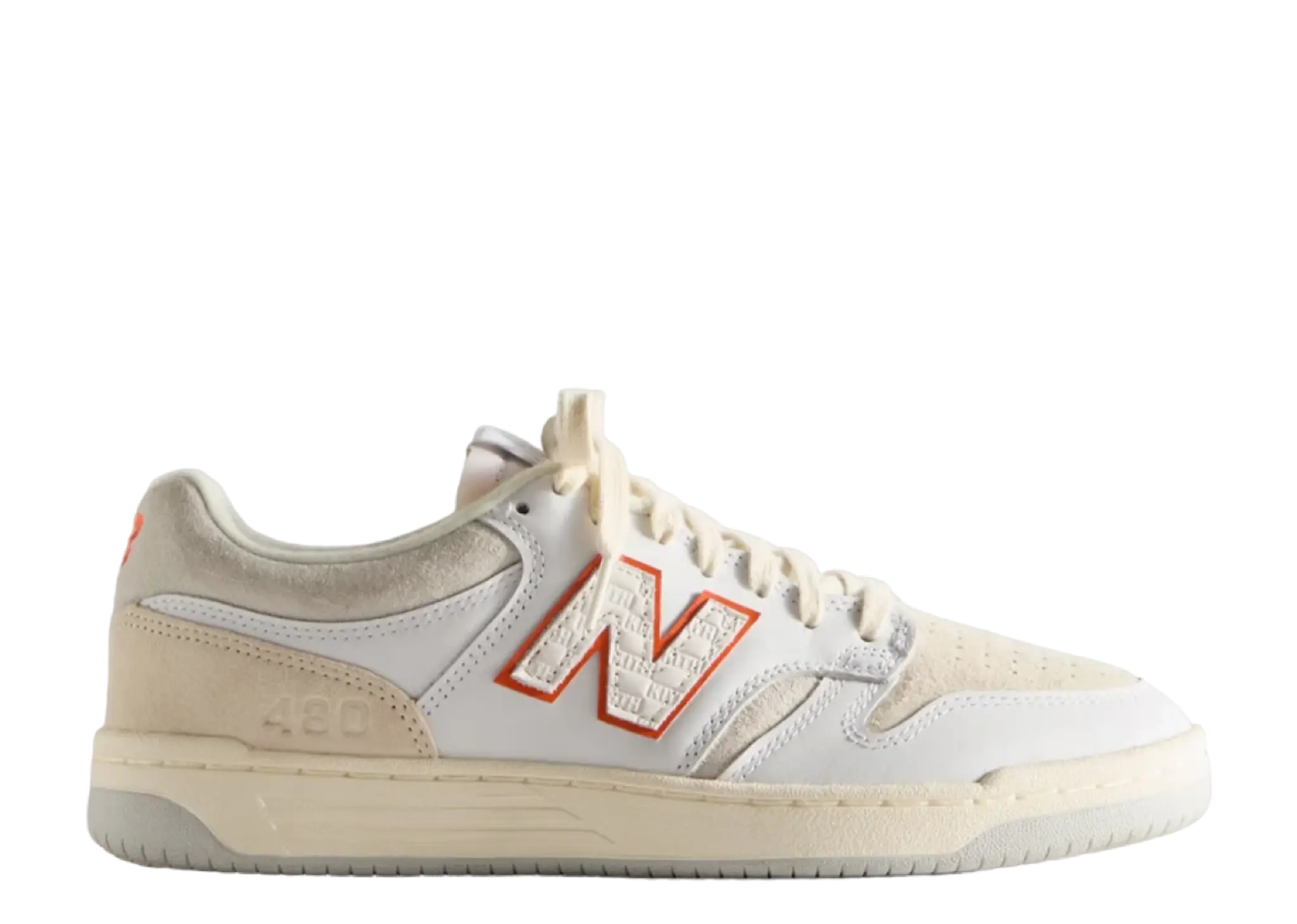New Balance Numeric 480 Kith Madison Square Garden White Orange