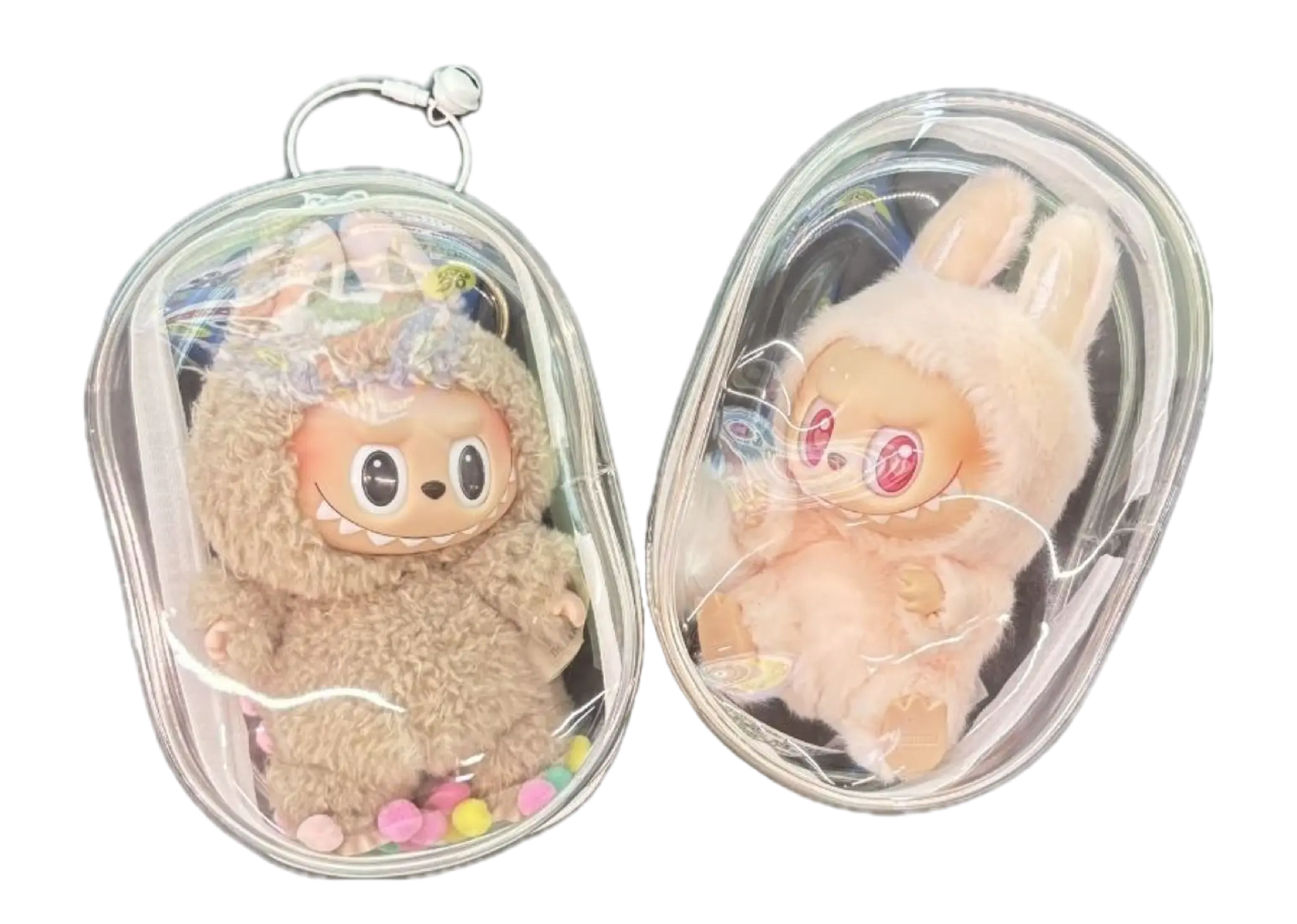 Labubu Display Bag Pouch Protection Transparent Case