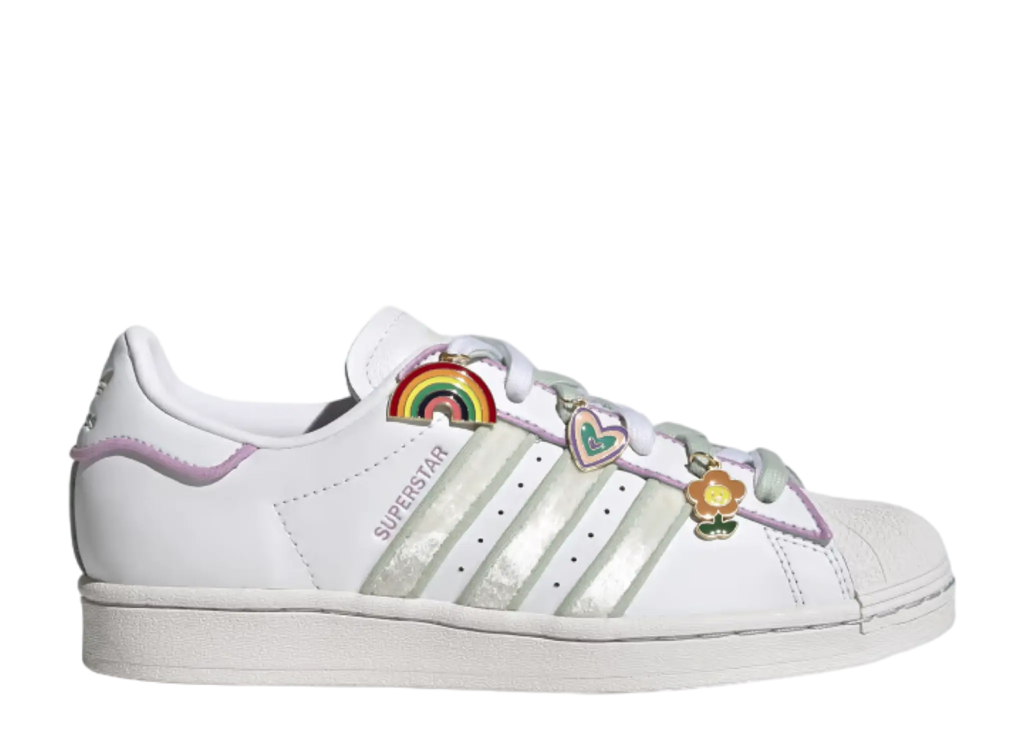 Adidas Superstar Cloud White Linen Green (Women's)