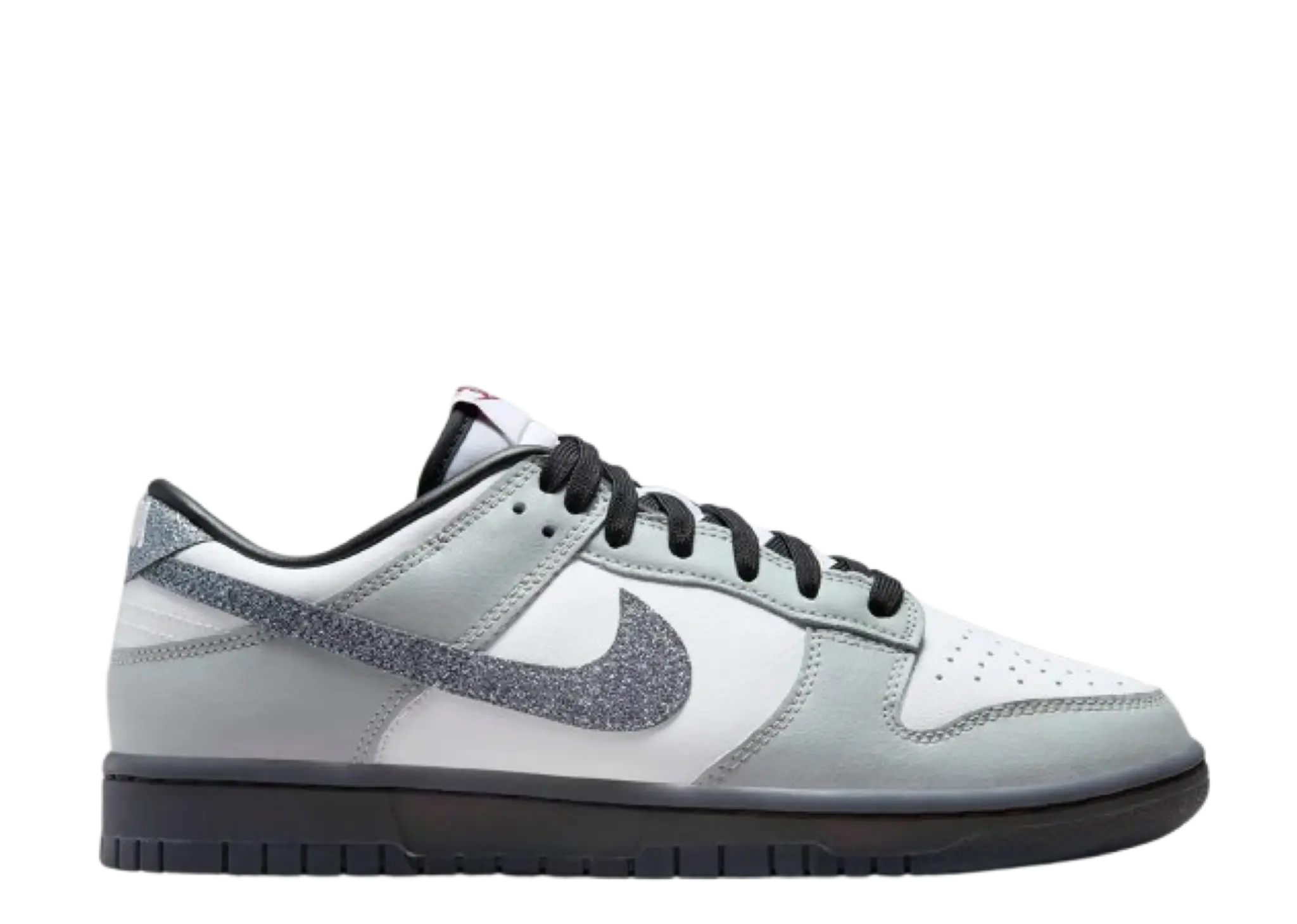 Nike Dunk Low LX Glitter Swoosh White Light Smoke Grey (Women's)