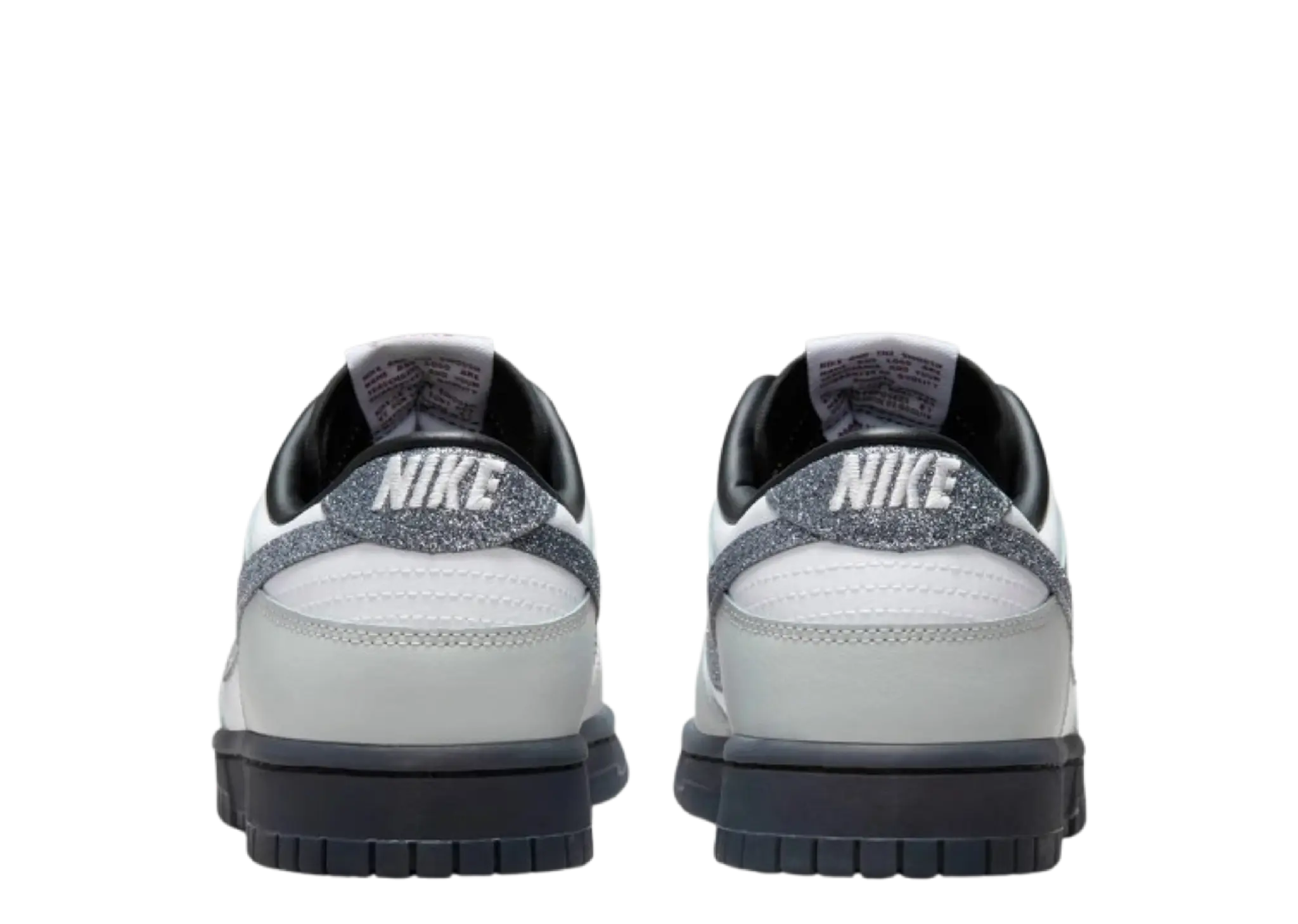 Nike Dunk Low LX Glitter Swoosh White Light Smoke Grey (Women's) - photo 3