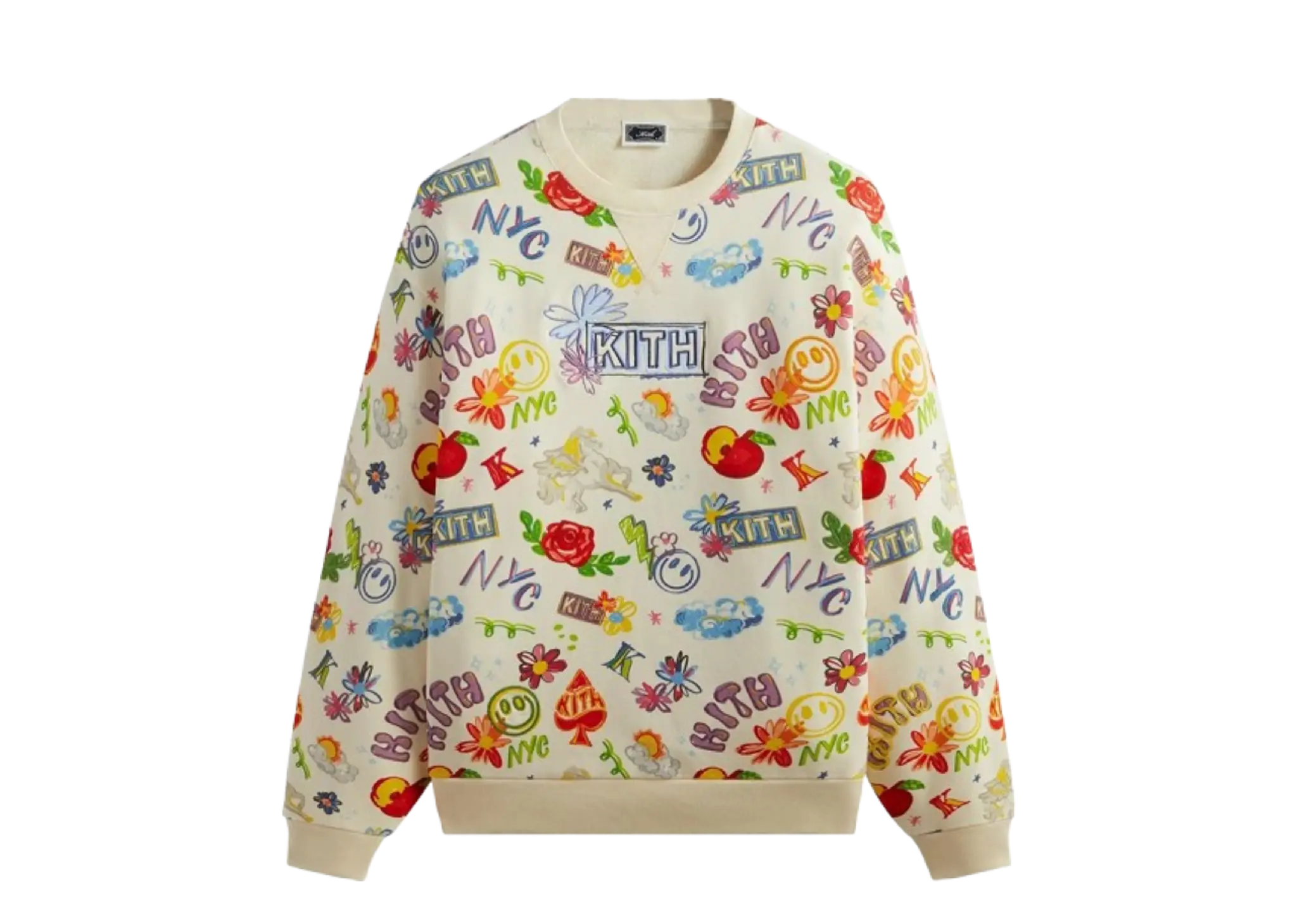 Kith Sketchbook Nelson Crewneck Sandrift