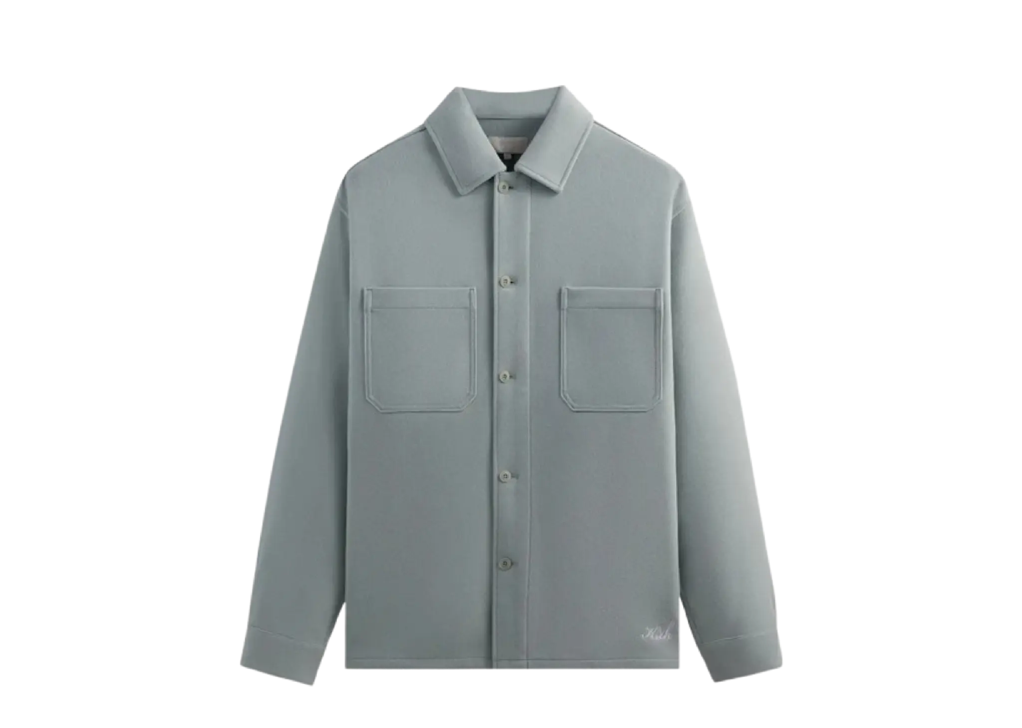 Kith Felted Jersey Ace Buttondown Brine