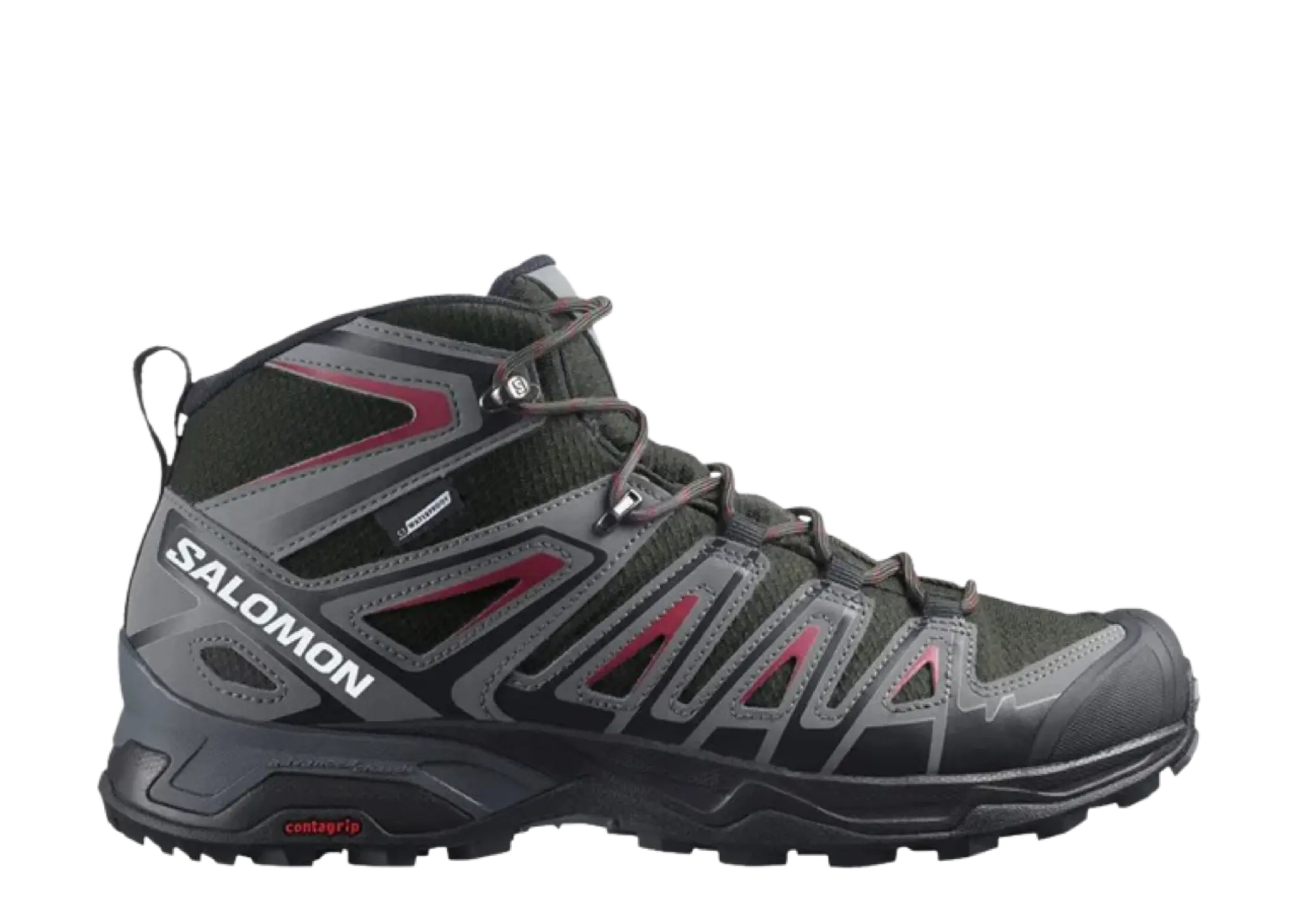 Salomon X Ultra Pioneer Mid CSWP Peat Biking Red