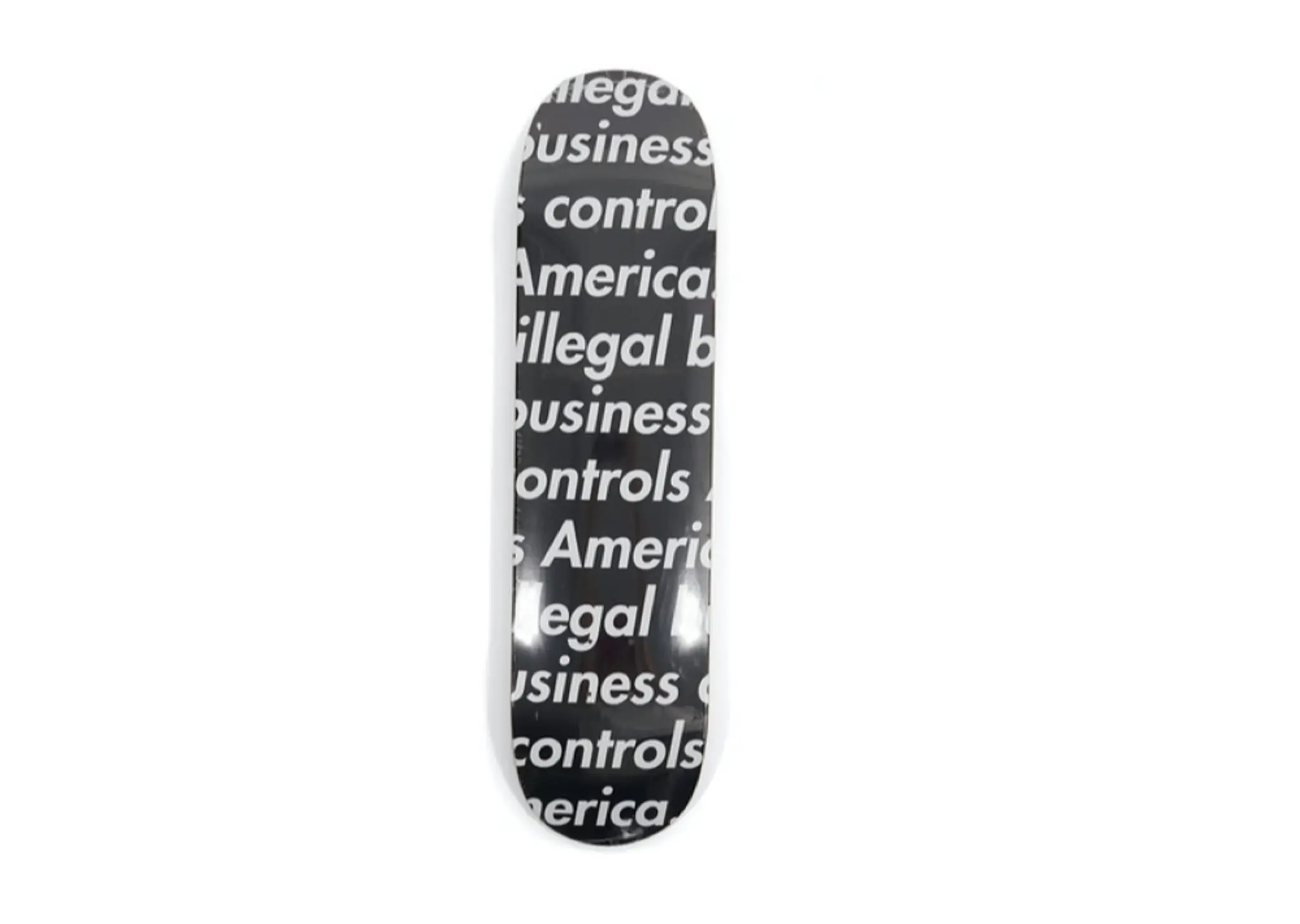 Supreme Illegal Business Skateboard Deck Black