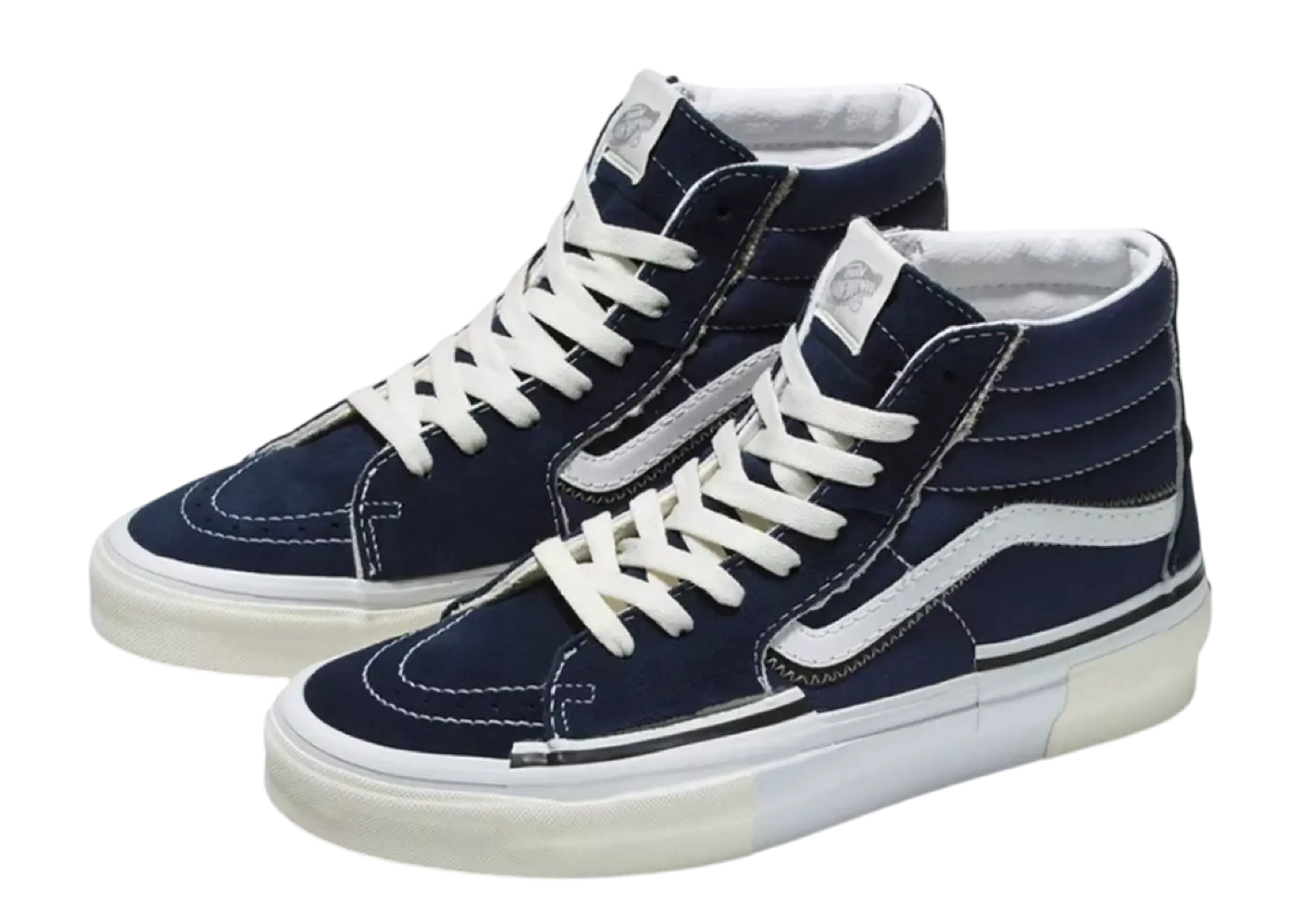 Vans Sk8-Hi Reconstruct Navy White - photo 2