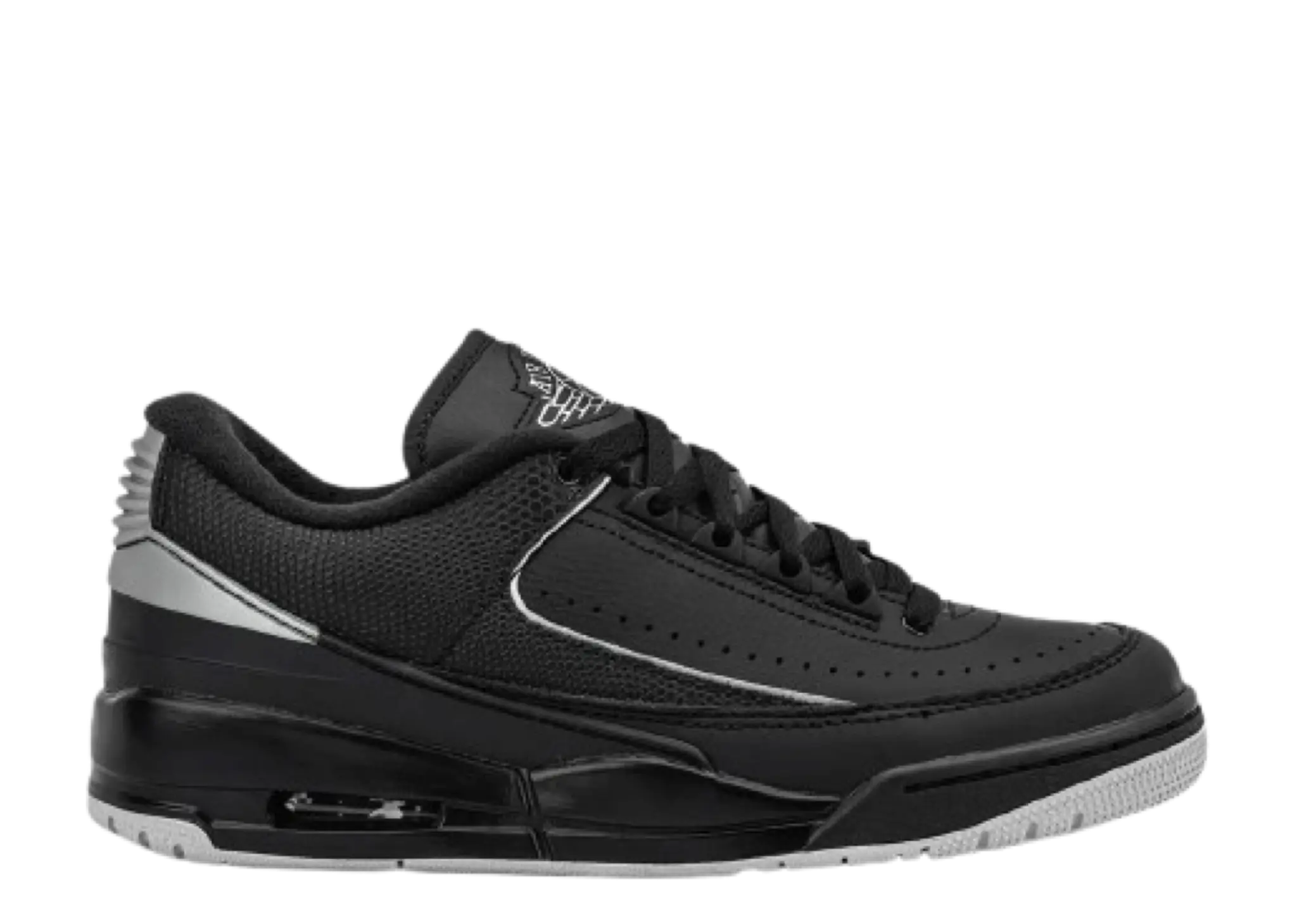 Air Jordan 2/3 Black Metallic Silver