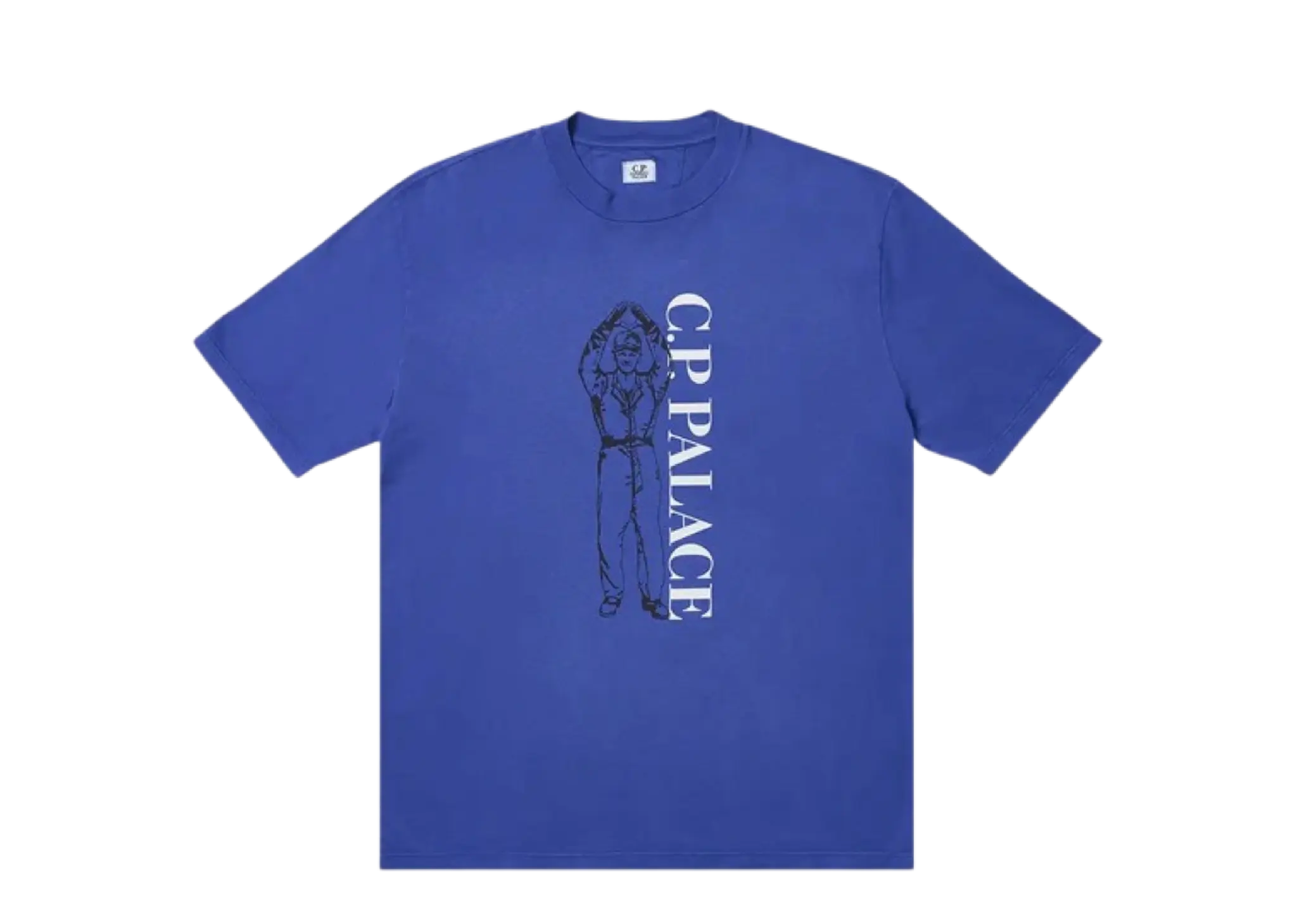 Palace x C.P. Company T-Shirt Bright Cobalt