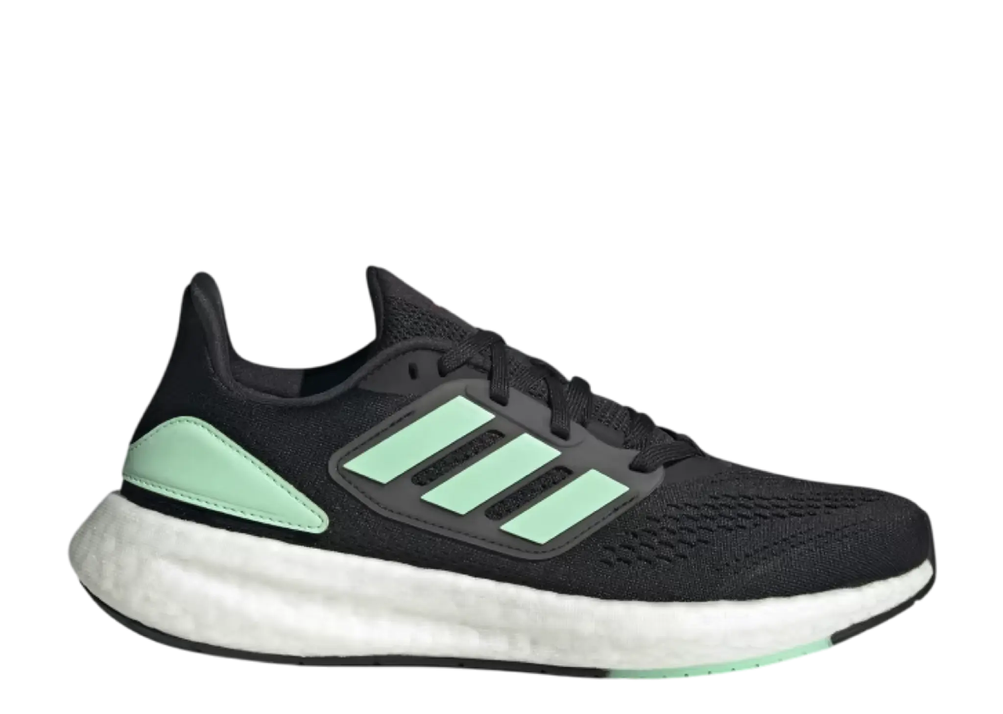 Adidas Pureboost 22 Core Black Pulse Mint (Women's)