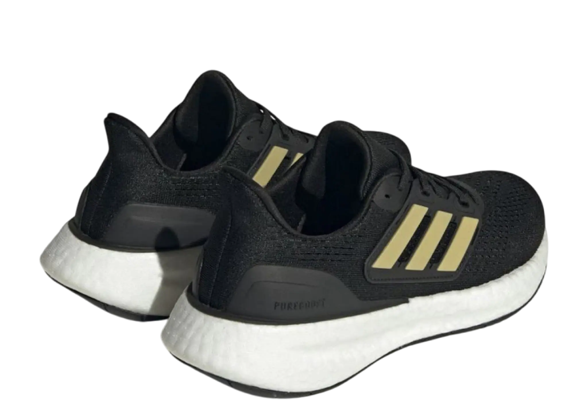 Adidas Pureboost 23 Black Gold Metallic (Women's) - photo 2