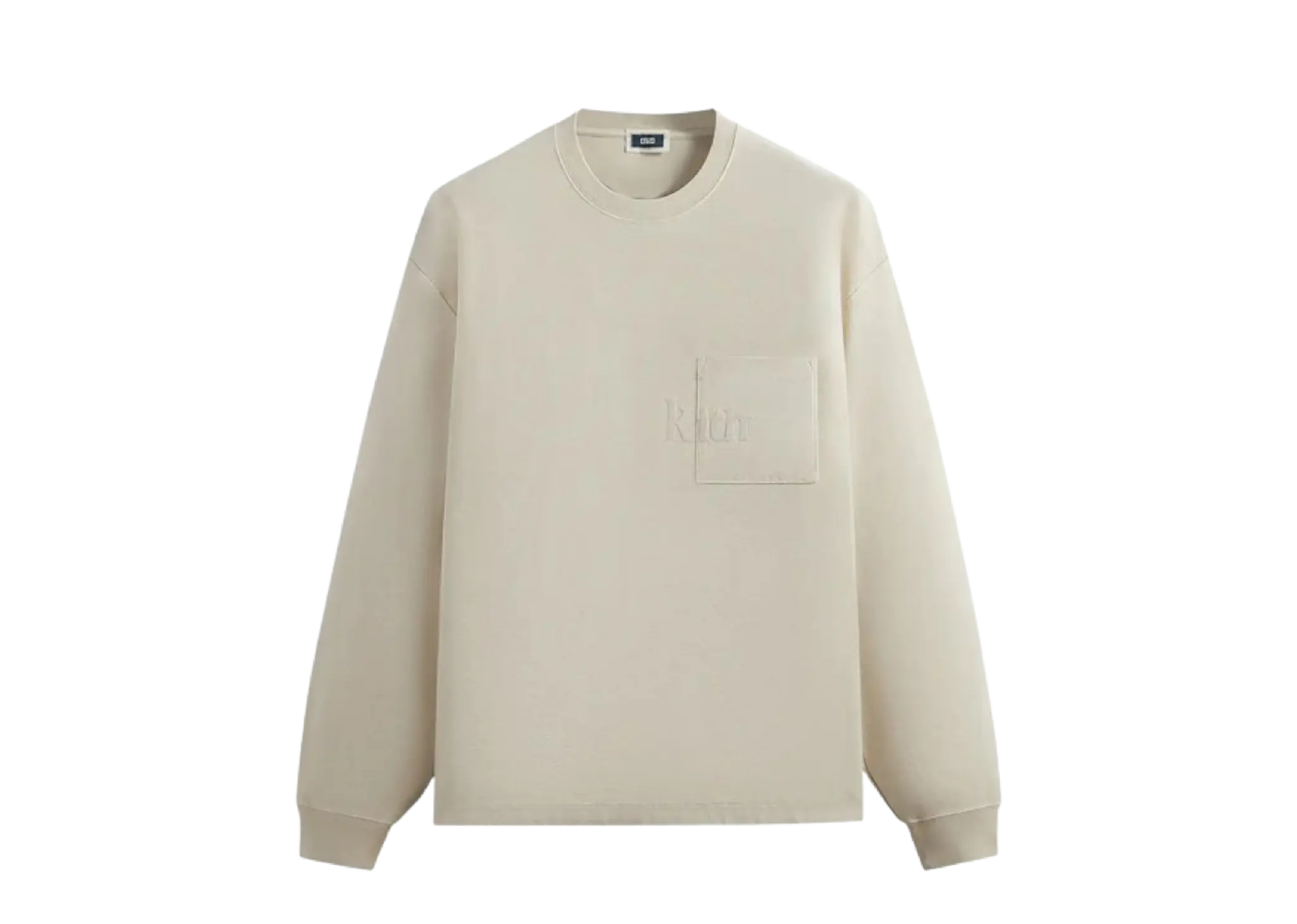 Kith Long-Sleeve Quinn Tee Sediment - photo 2