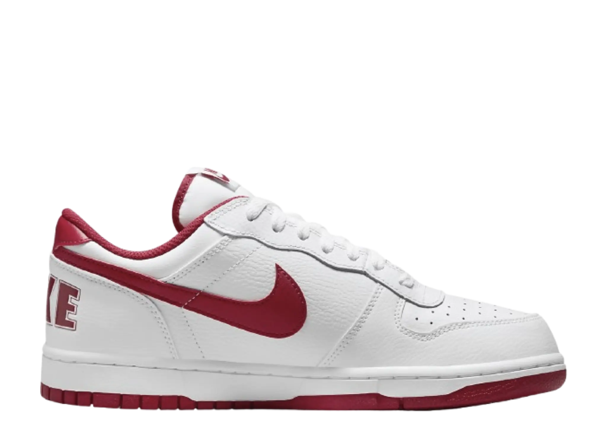 Nike Big Nike Low White Gym Red
