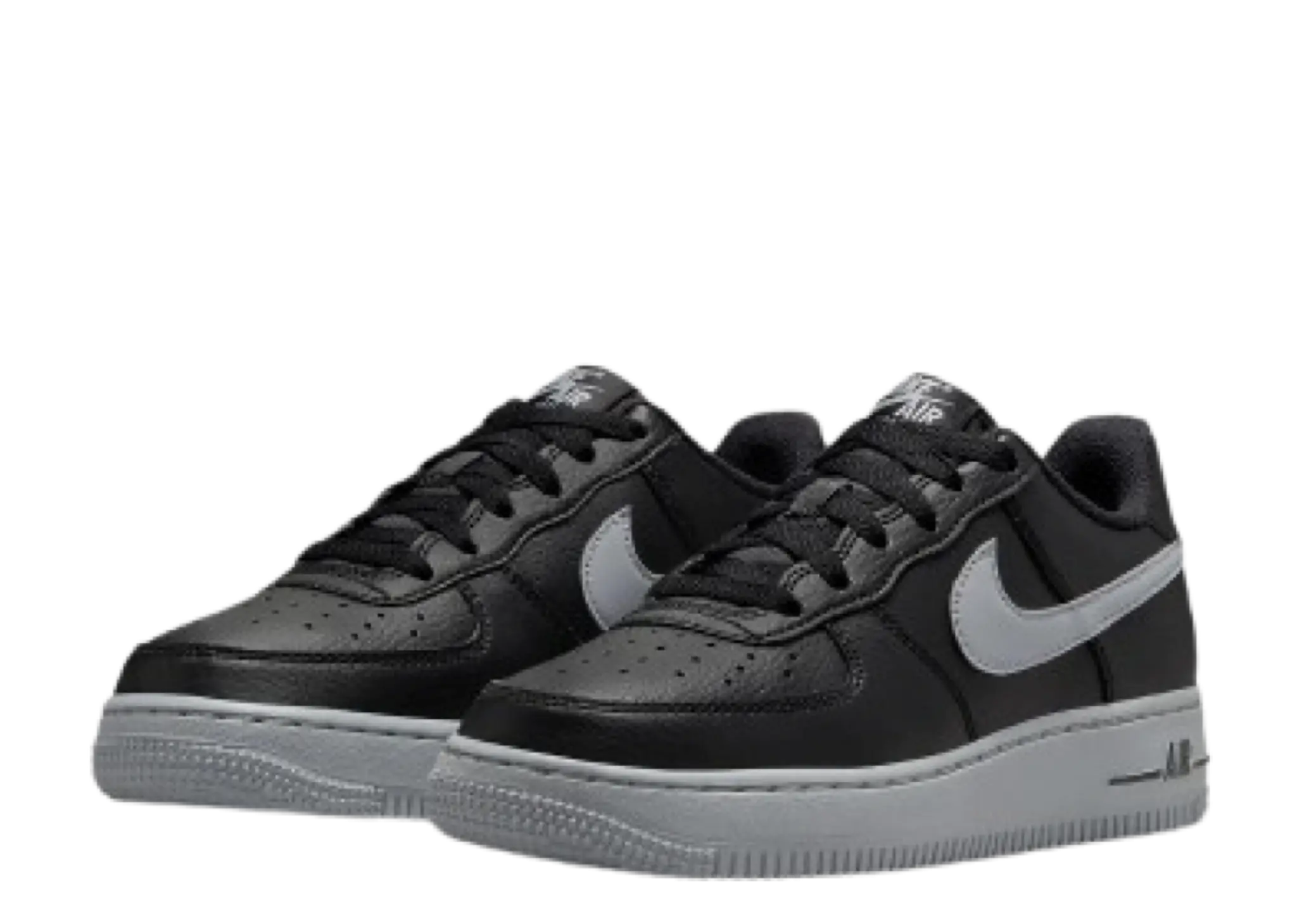 Nike Air Force 1 Low Black Wolf Grey (Grade School) - photo 2
