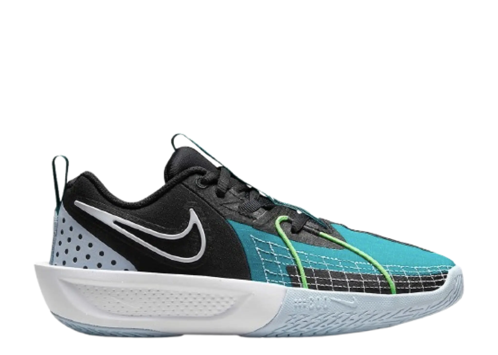 Nike GT Cut 3 Black Aquamarine Light Armory Blue White (Grade School)