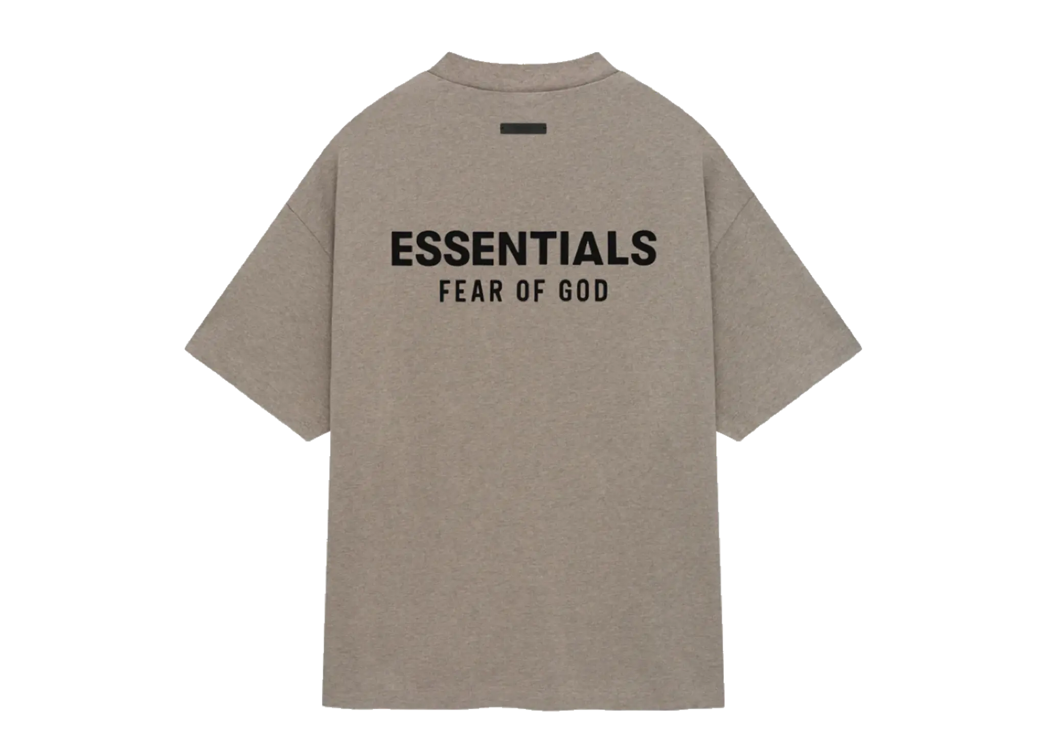 Fear Of God Essential Back Logo Jersey Crewneck T-Shirt Heather Grey - photo 2