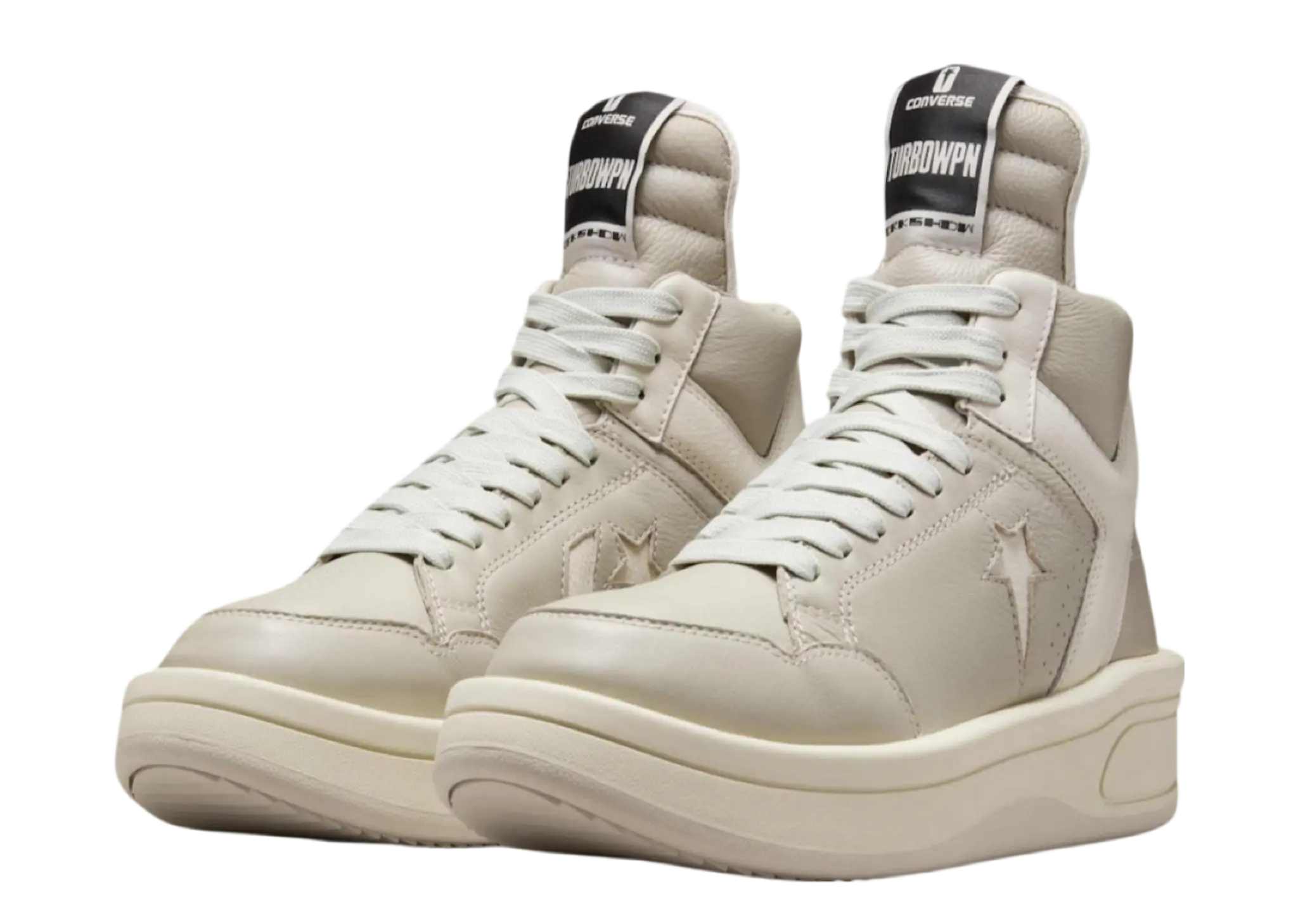 Converse TURBOWPN Mid Rick Owens DRKSHDW Oyster White - photo 2