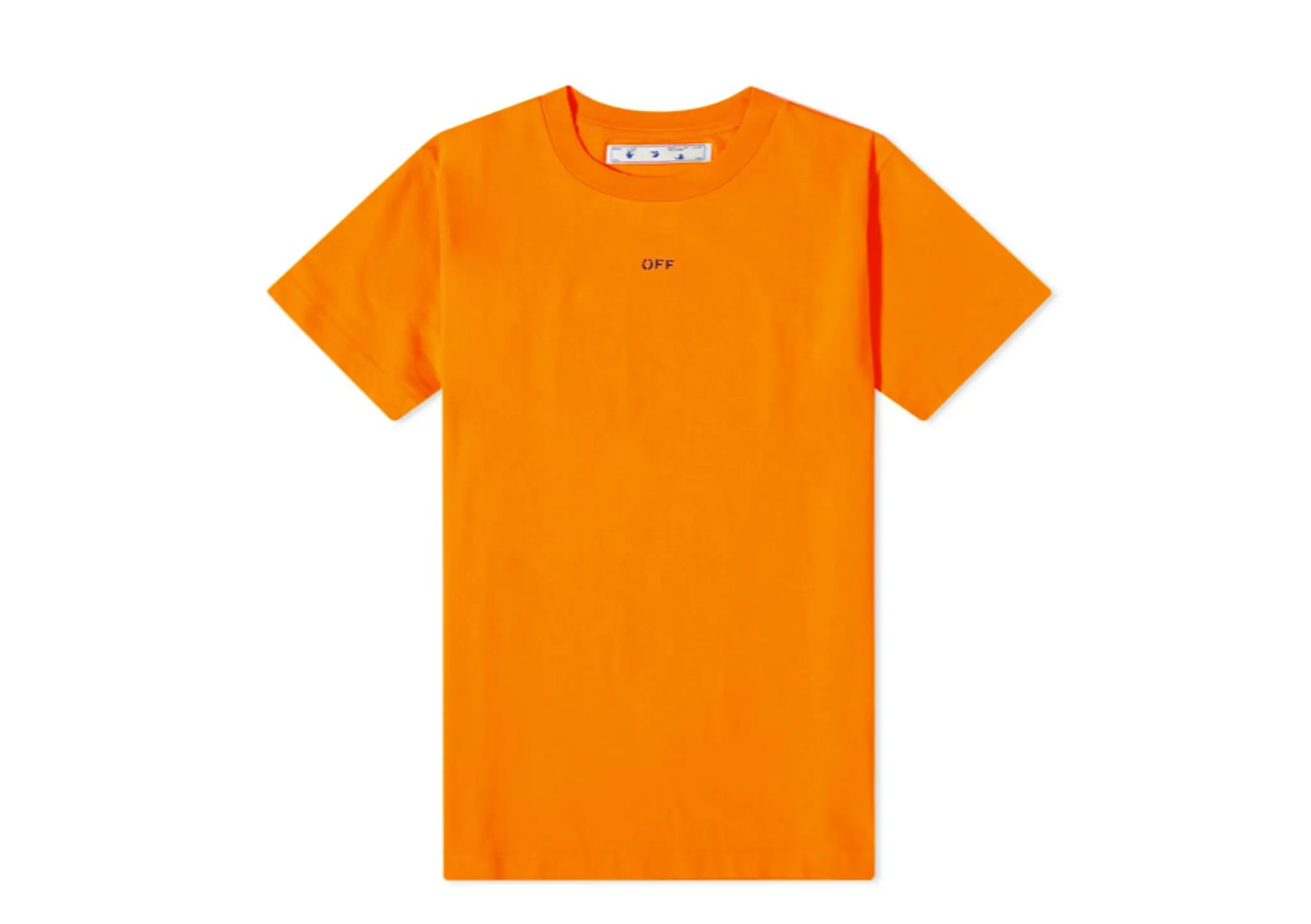Off-White Stencil Arrow Slim Tee Orange