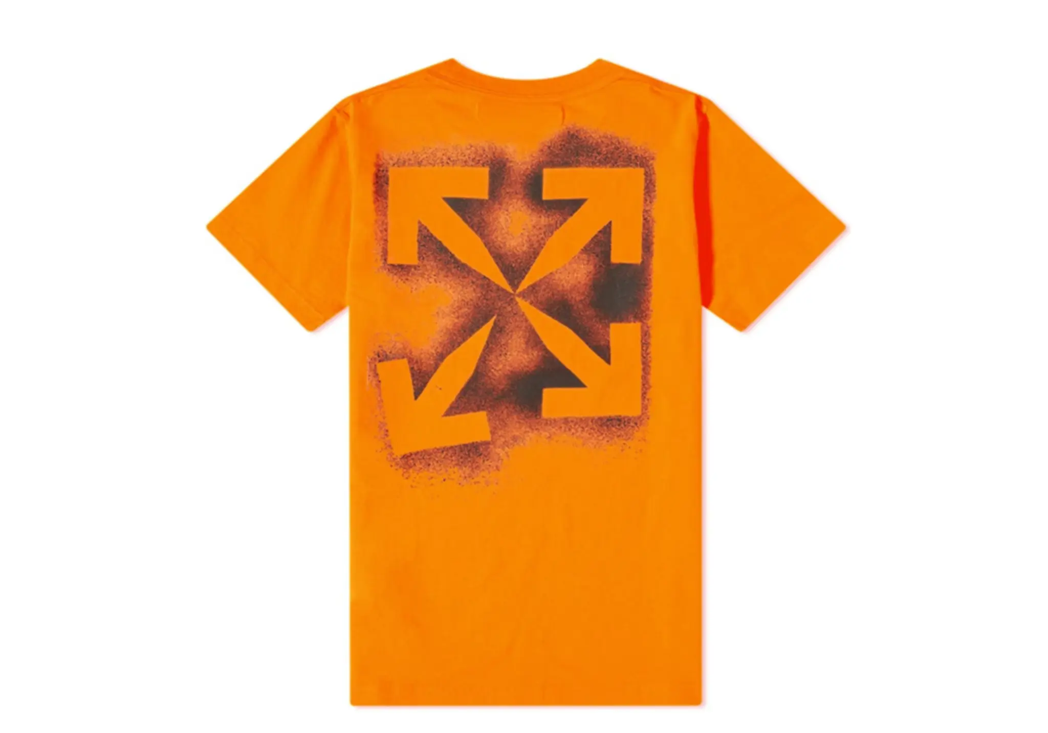 Off-White Stencil Arrow Slim Tee Orange - photo 2