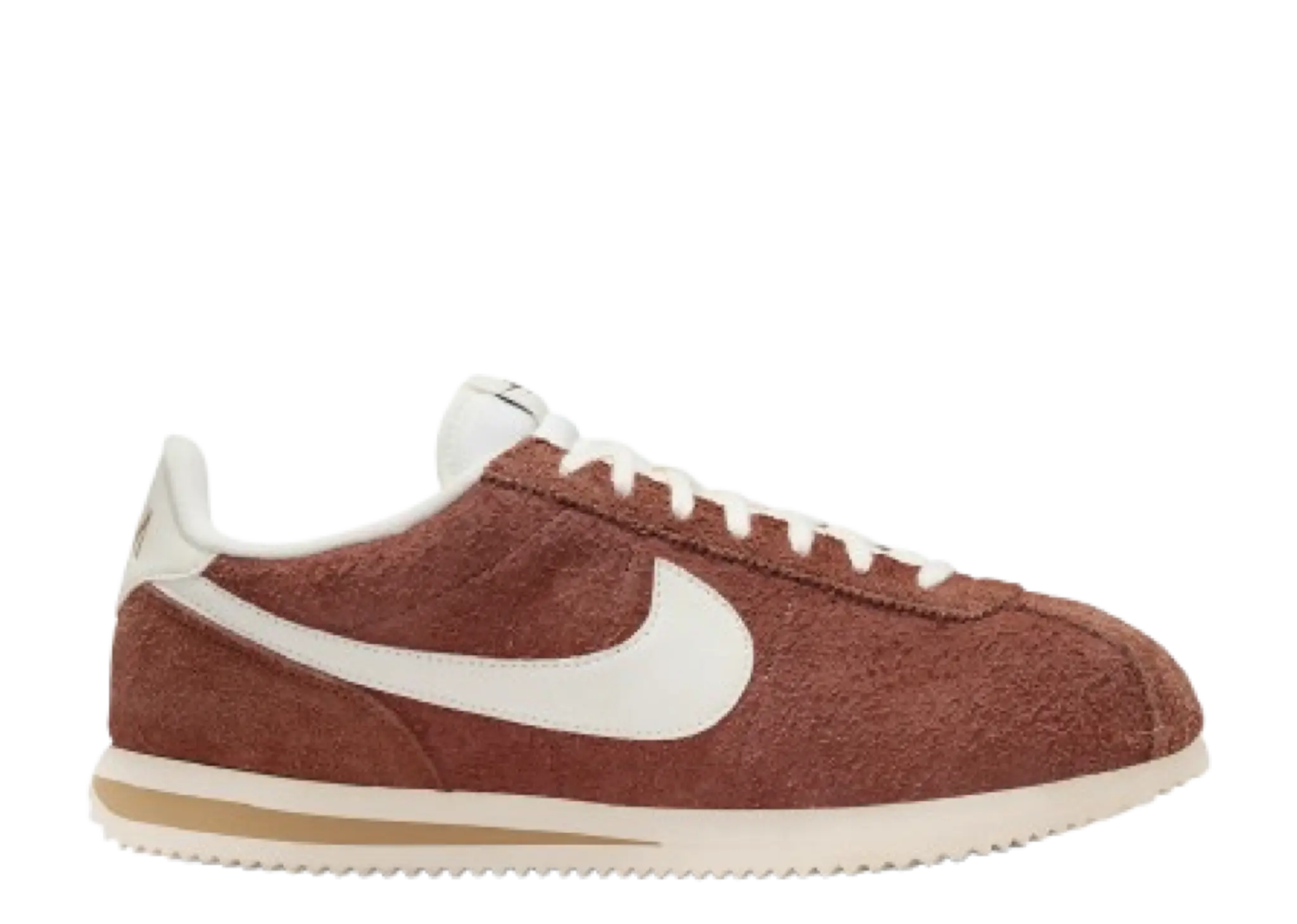 Nike Cortez SE Suede Dark Russet Flax Muslin Sail