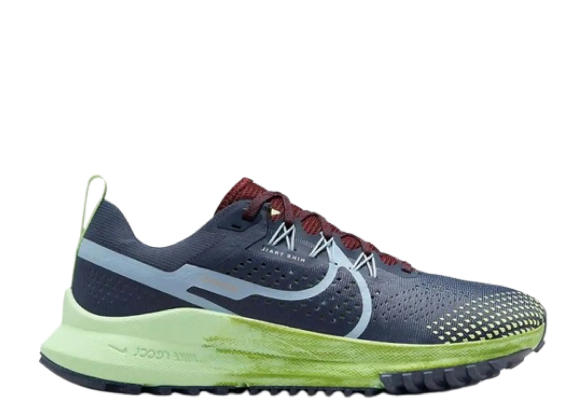 Nike React Pegasus Trail 4 Thunder Blue Chlorophyll Vapor Green Light Armory