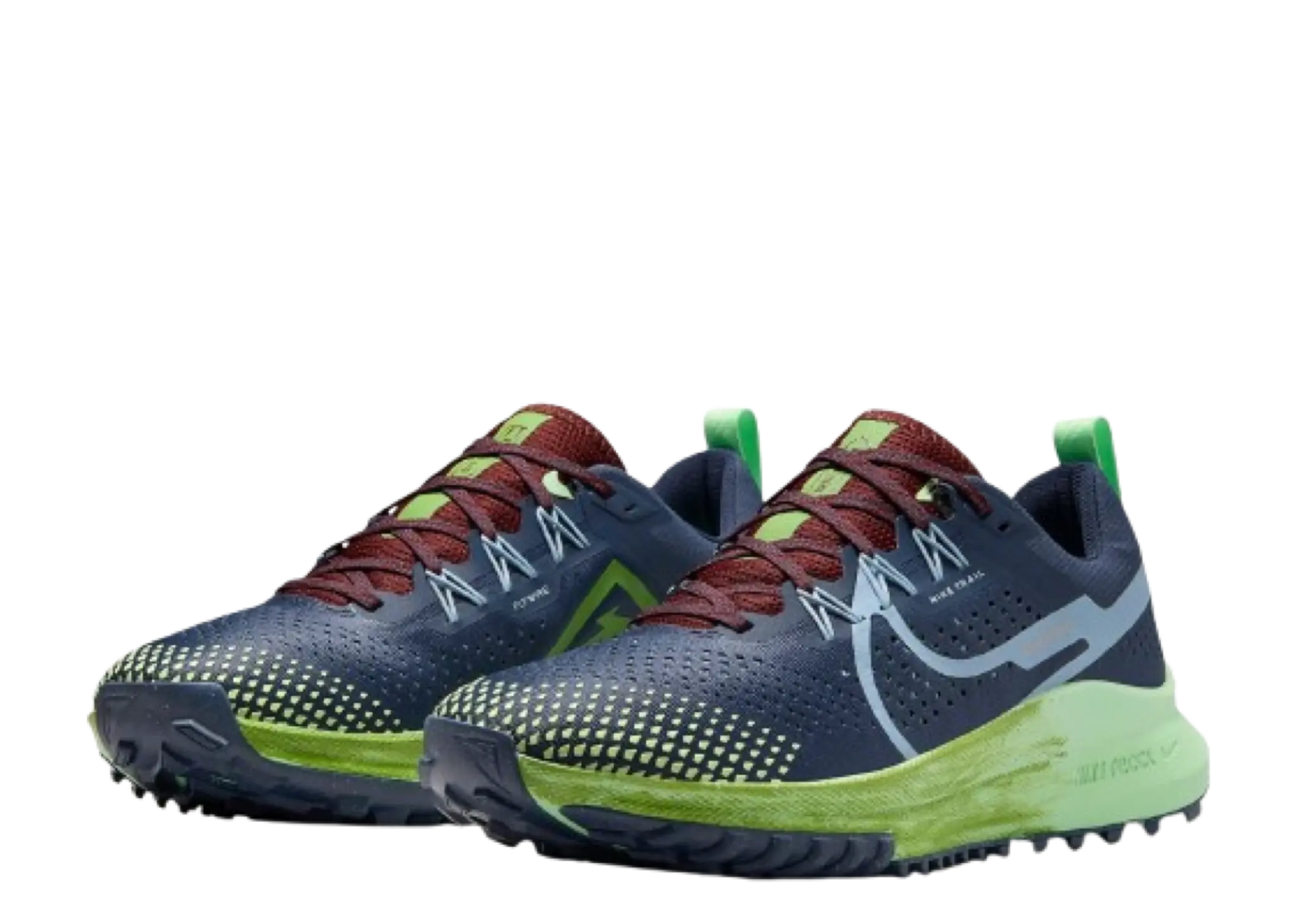 Nike React Pegasus Trail 4 Thunder Blue Chlorophyll Vapor Green Light Armory - photo 2