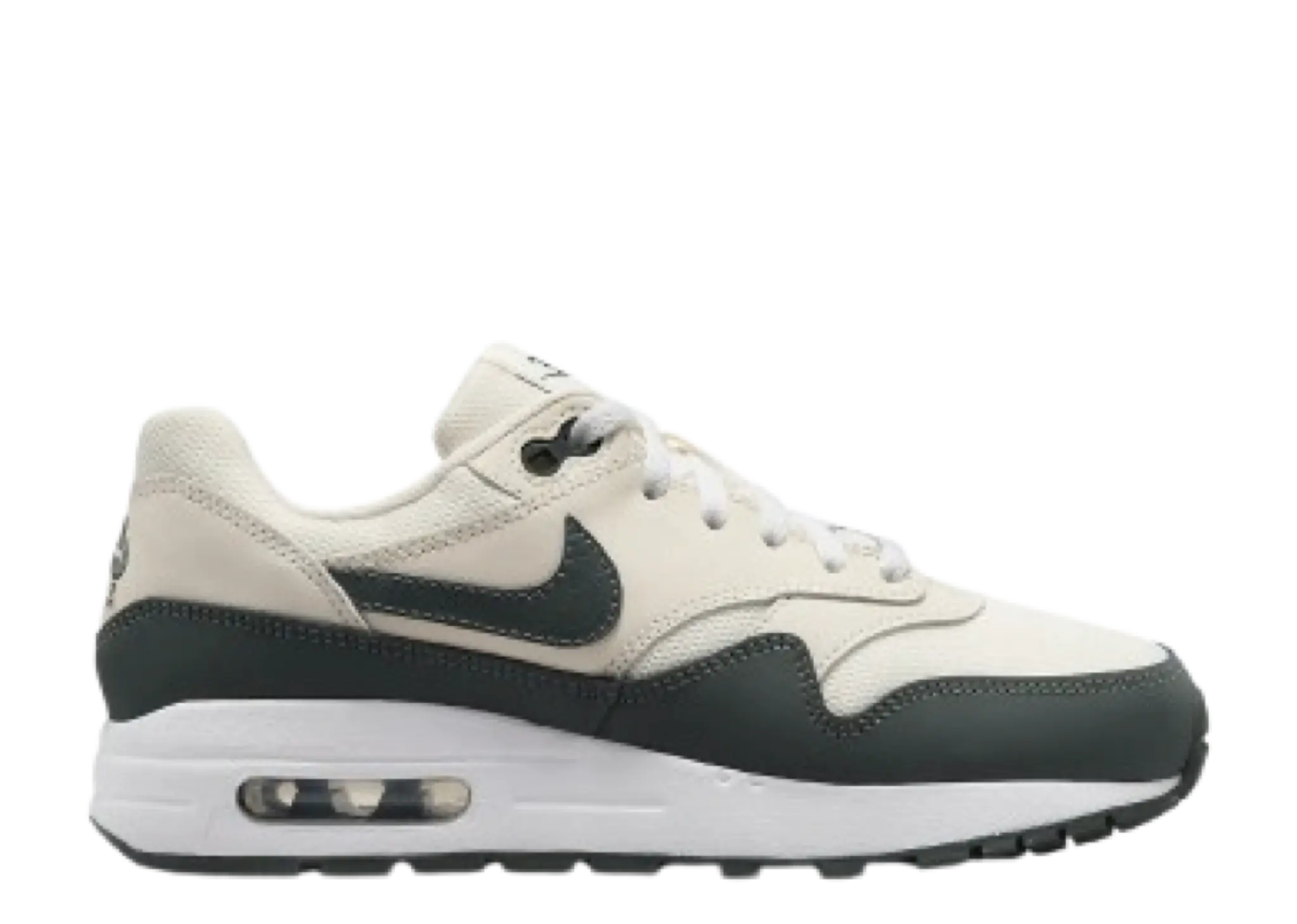 Nike Air Max 1 Pale Ivory White Bicoastal Vintage Green (Grade School)