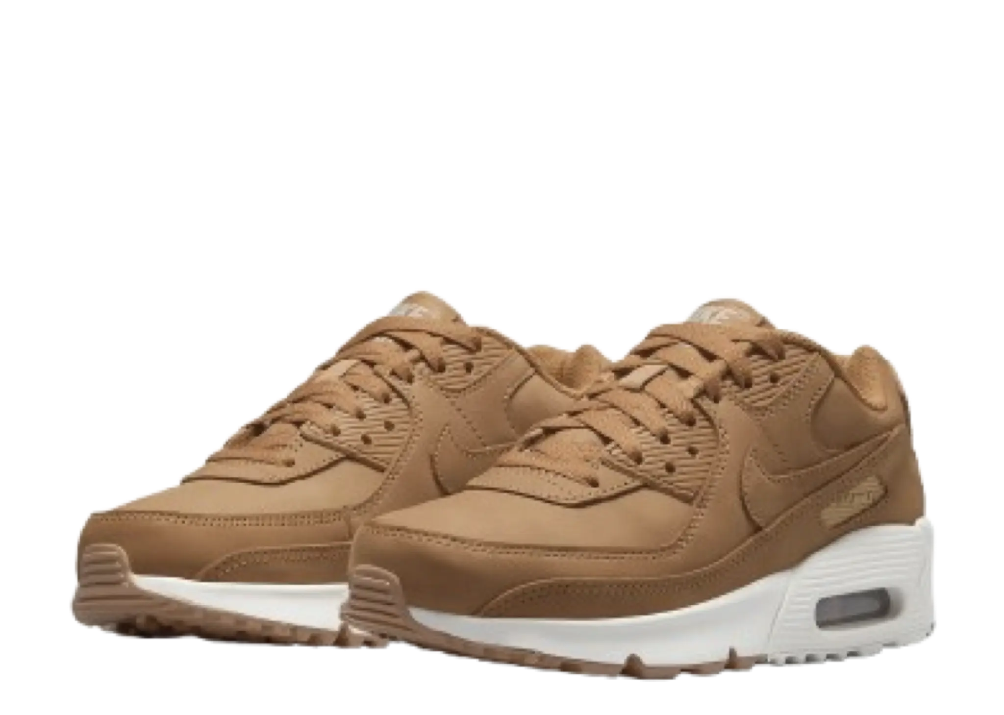 Nike Air Max 90 Flax Sail (Grade School) - photo 2