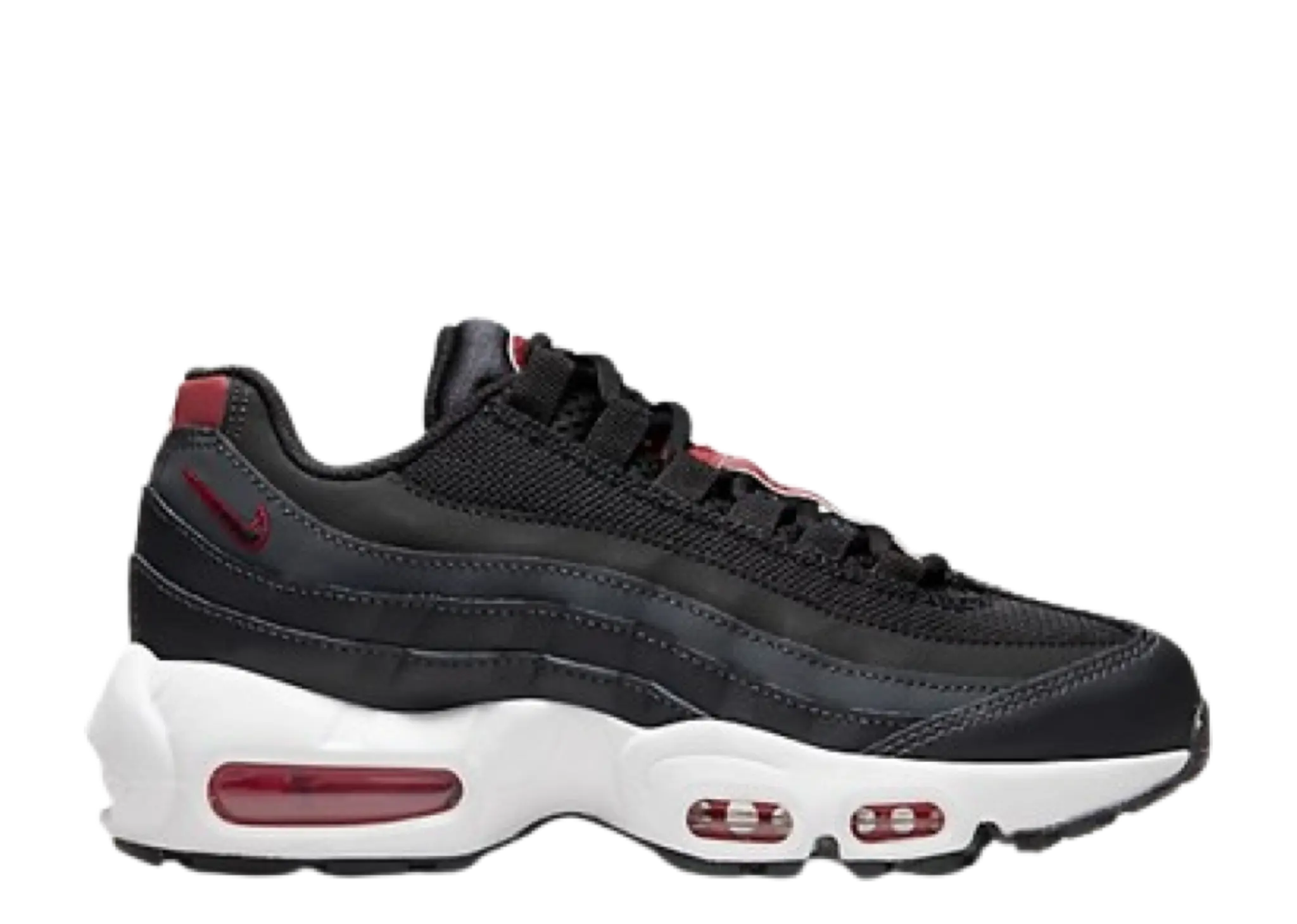 Nike Air Max 95 Recraft Anthracite Team Red (Grade School)