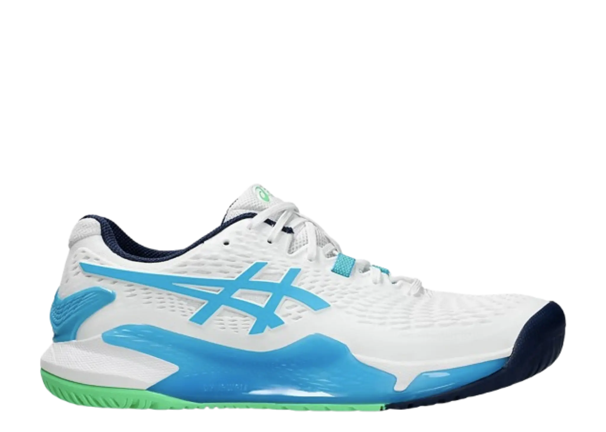 ASICS Gel-Resolution 9 White Digital Aqua
