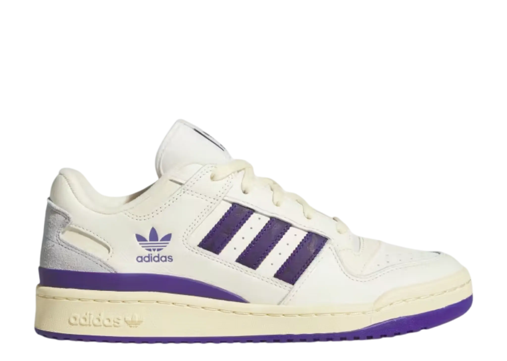Adidas Forum Low CL White Collegiate Purple