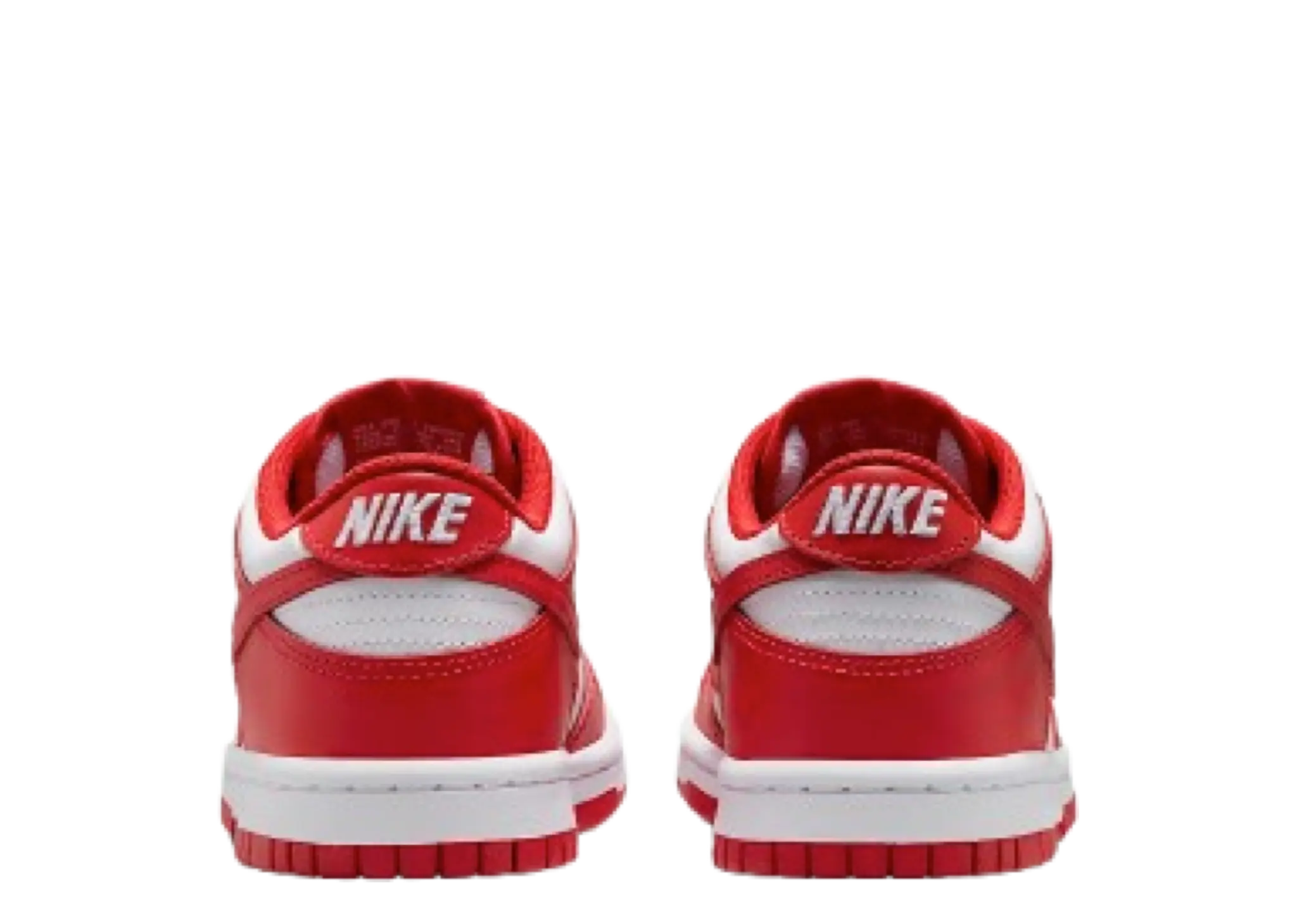 Nike Dunk Low White University Red (Grade School) - photo 3