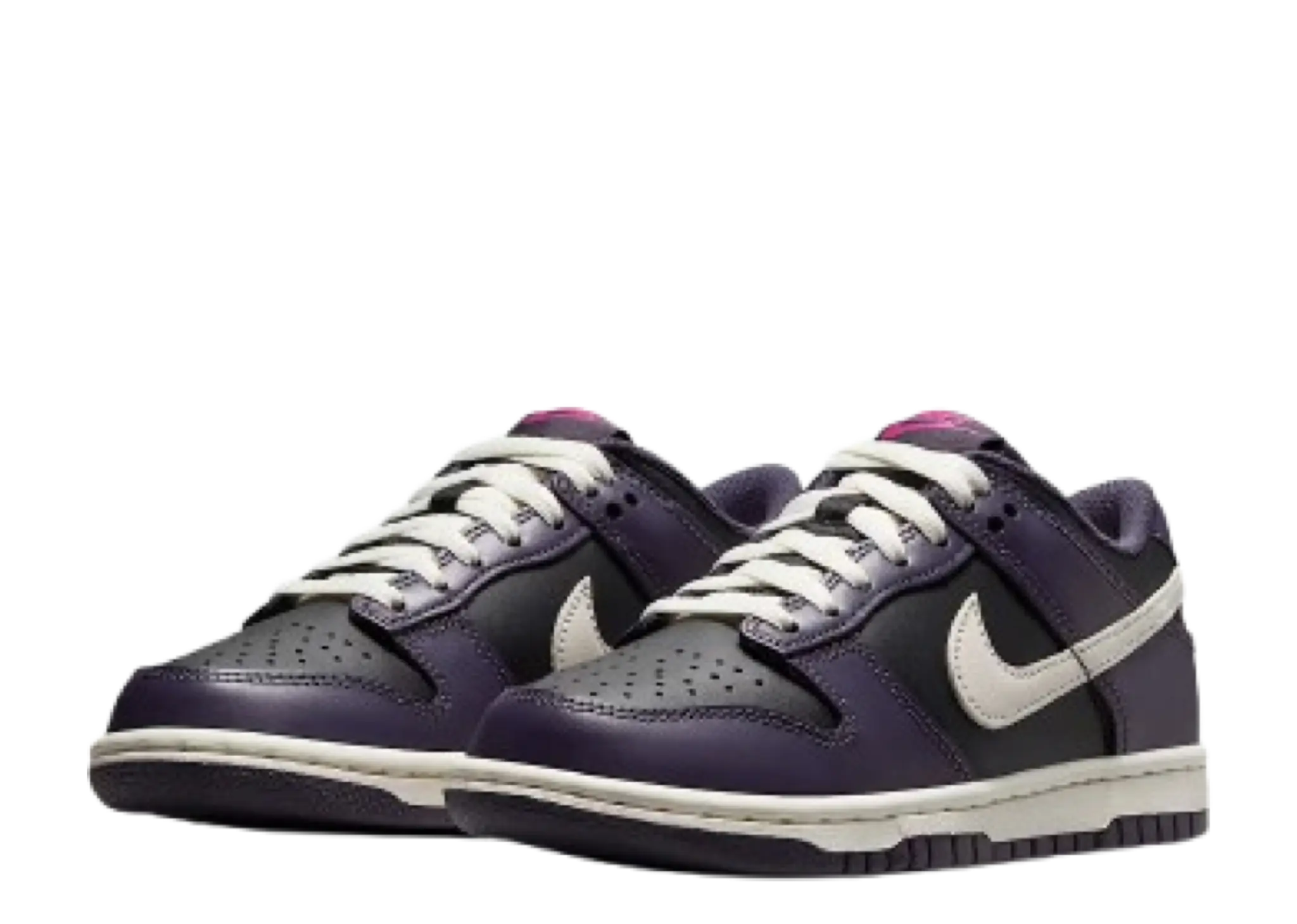 Nike Dunk Low Black Dark Raisin (Grade School) - photo 2