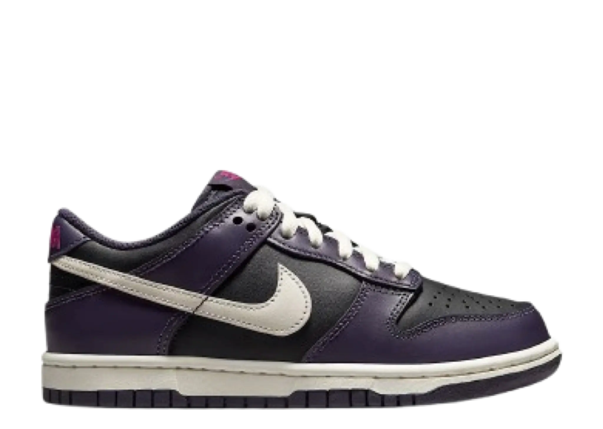 Nike Dunk Low Black Dark Raisin (Grade School)