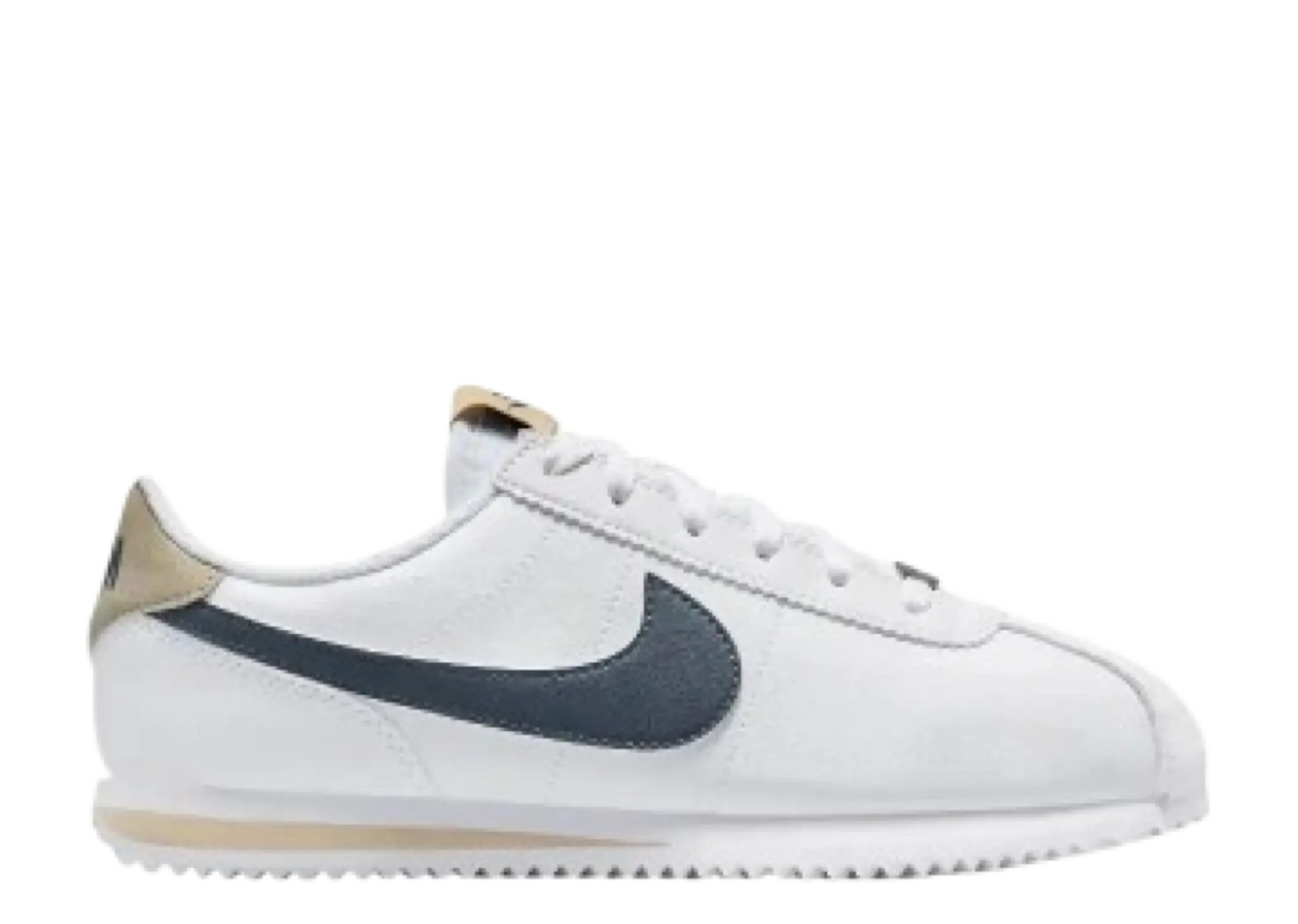 Nike Cortez White Desert Khaki (Grade School)
