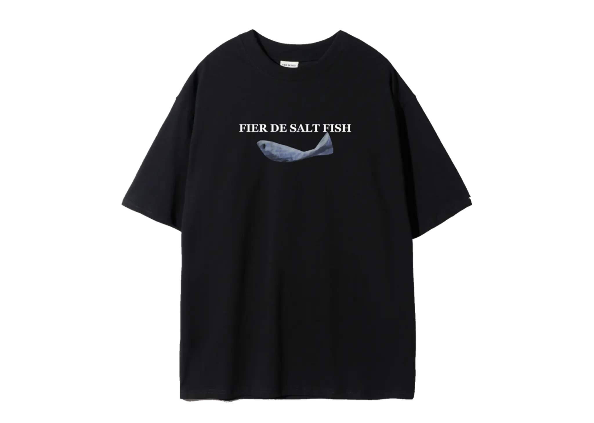 Fier De Moi Salted Fish T-shirt Black