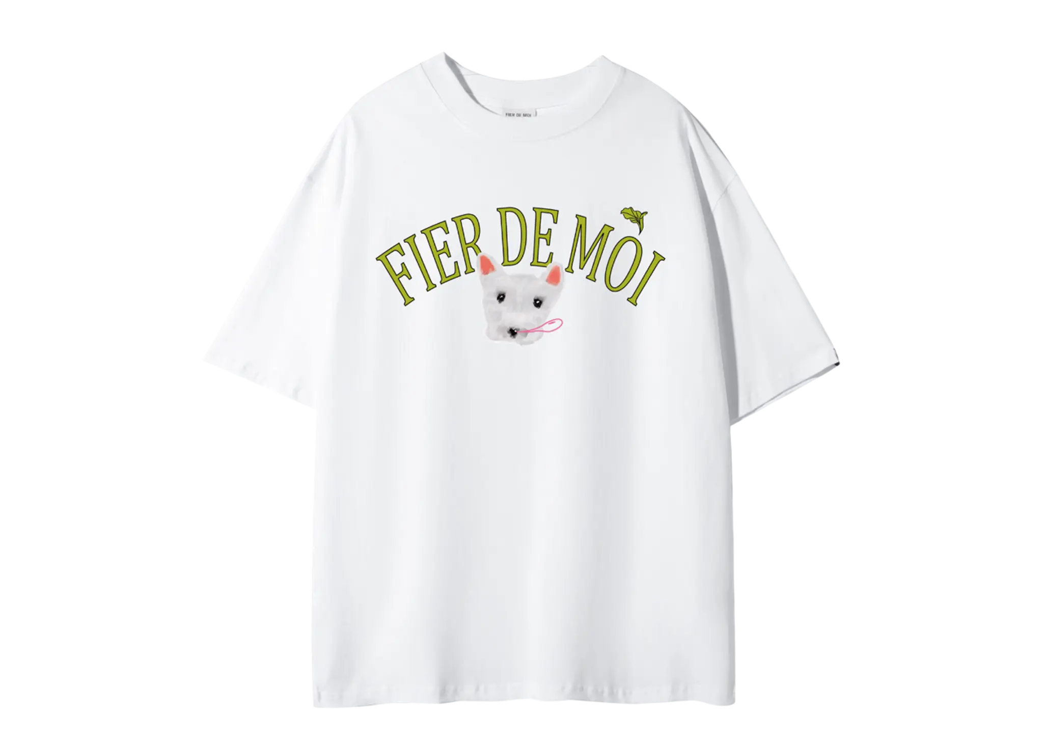 Fier De Moi Snotty Puppy T-shirt White