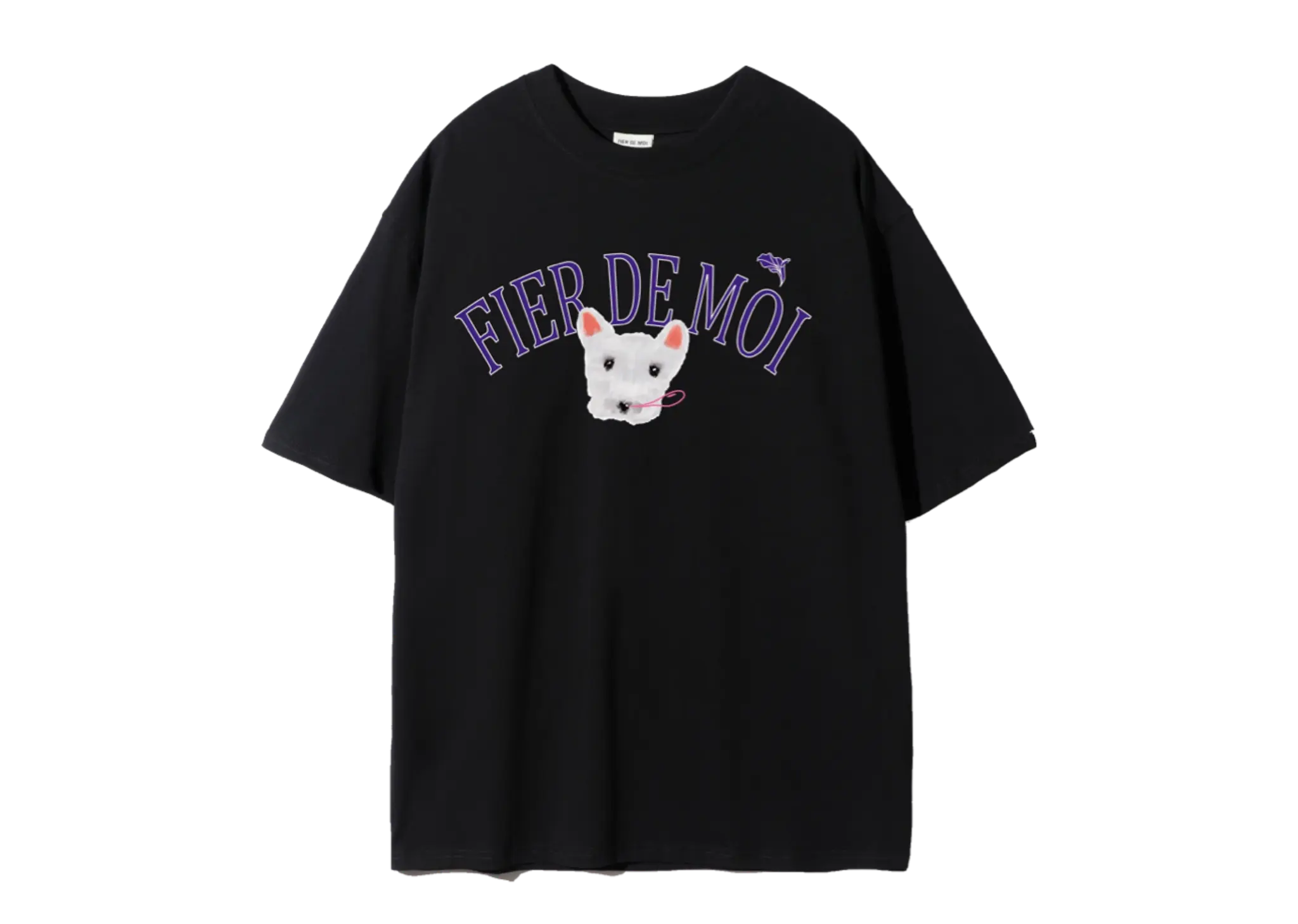 Fier De Moi Snotty Puppy T-shirt Black