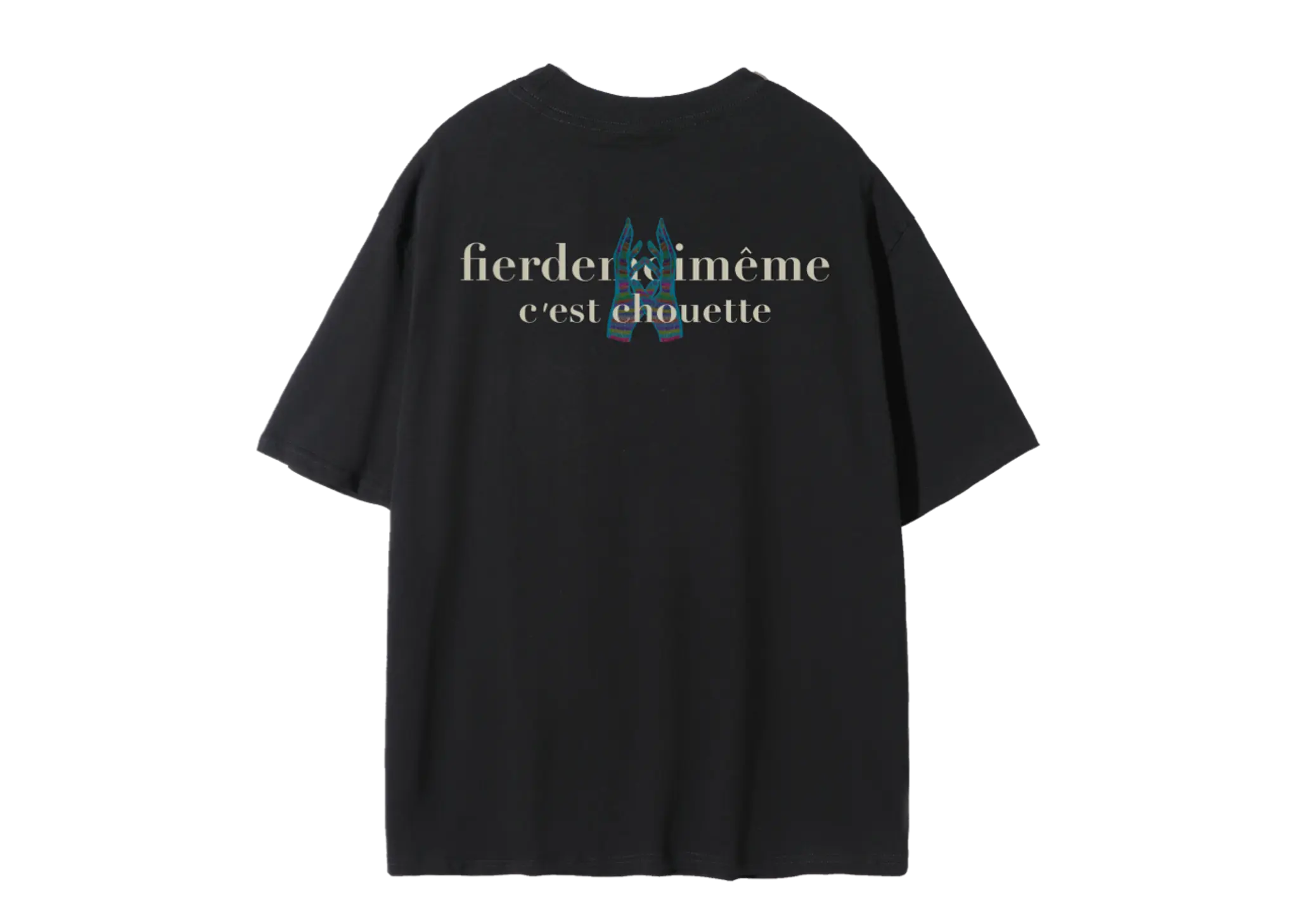 Fier De Moi C'est Chouette T-shirt Black