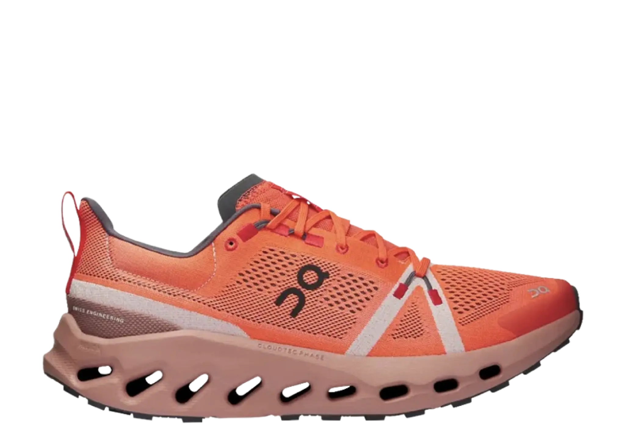 On Running Cloudsurfer Trail Flame Dustrose