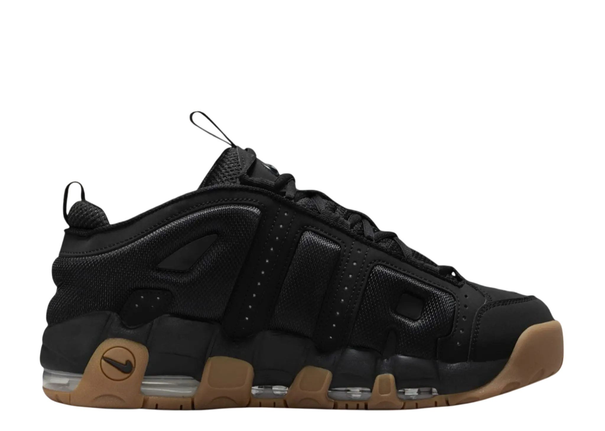 Nike Air More Uptempo Low Black Gum