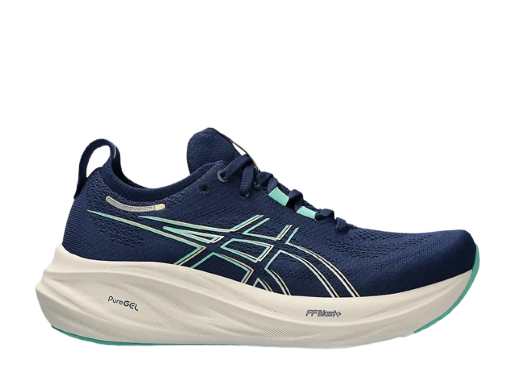 ASICS Gel-Nimbus 26 Blue Expanse Aurora Green (Women's)