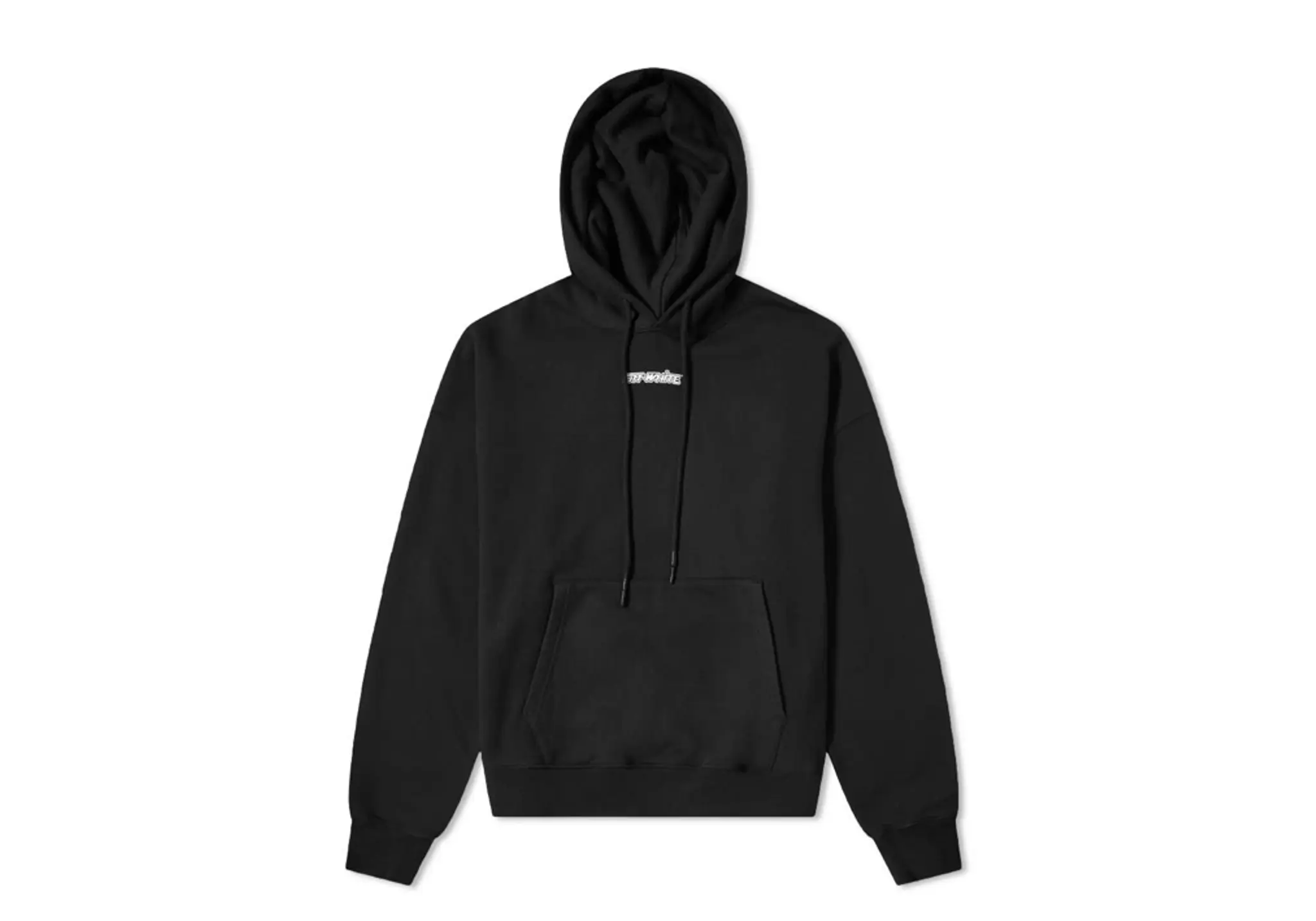Off-White Marker Arrow Oversized Hoodie Black Red