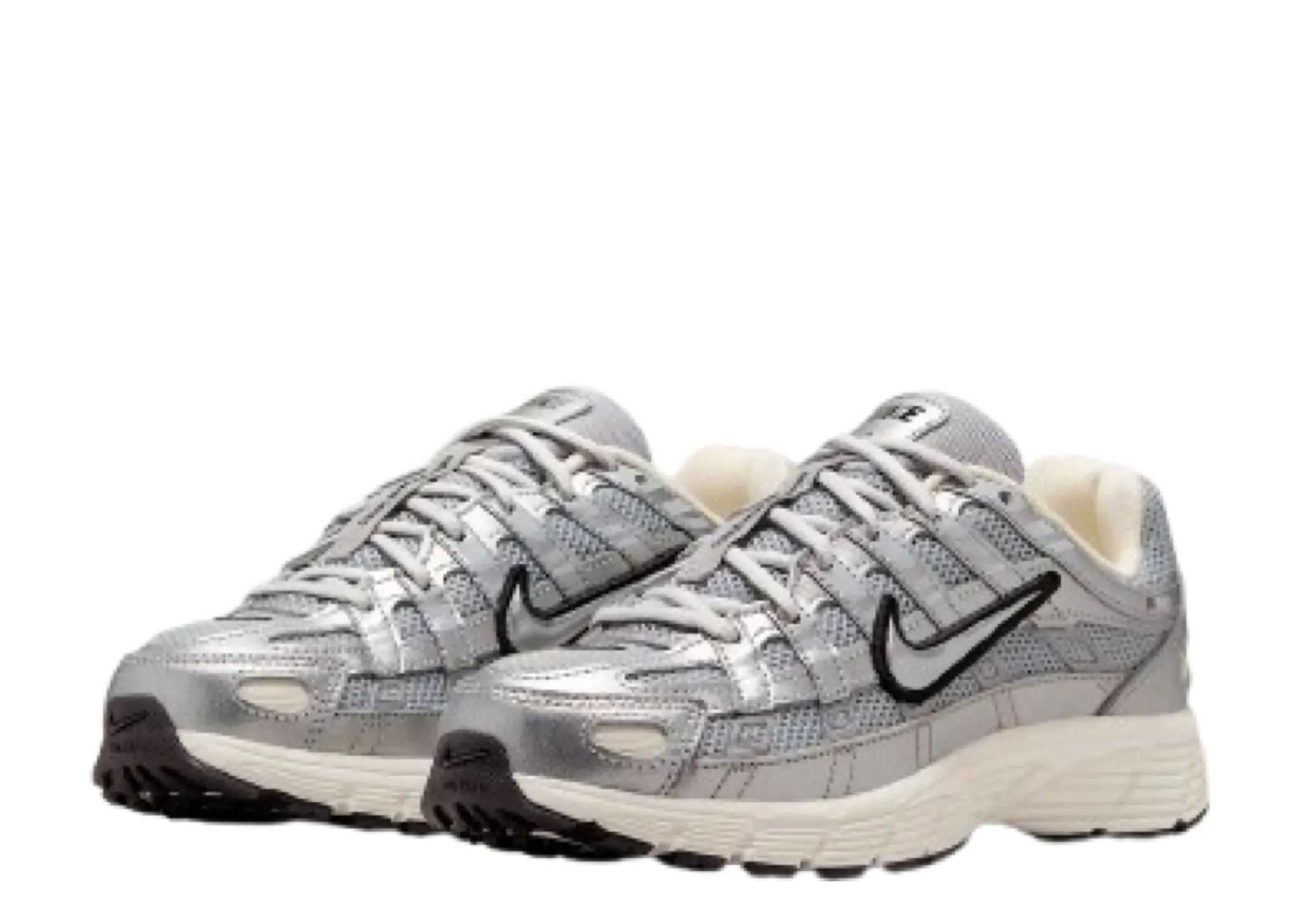 Nike P-6000 Metallic Silver Black (Grade School) - photo 2